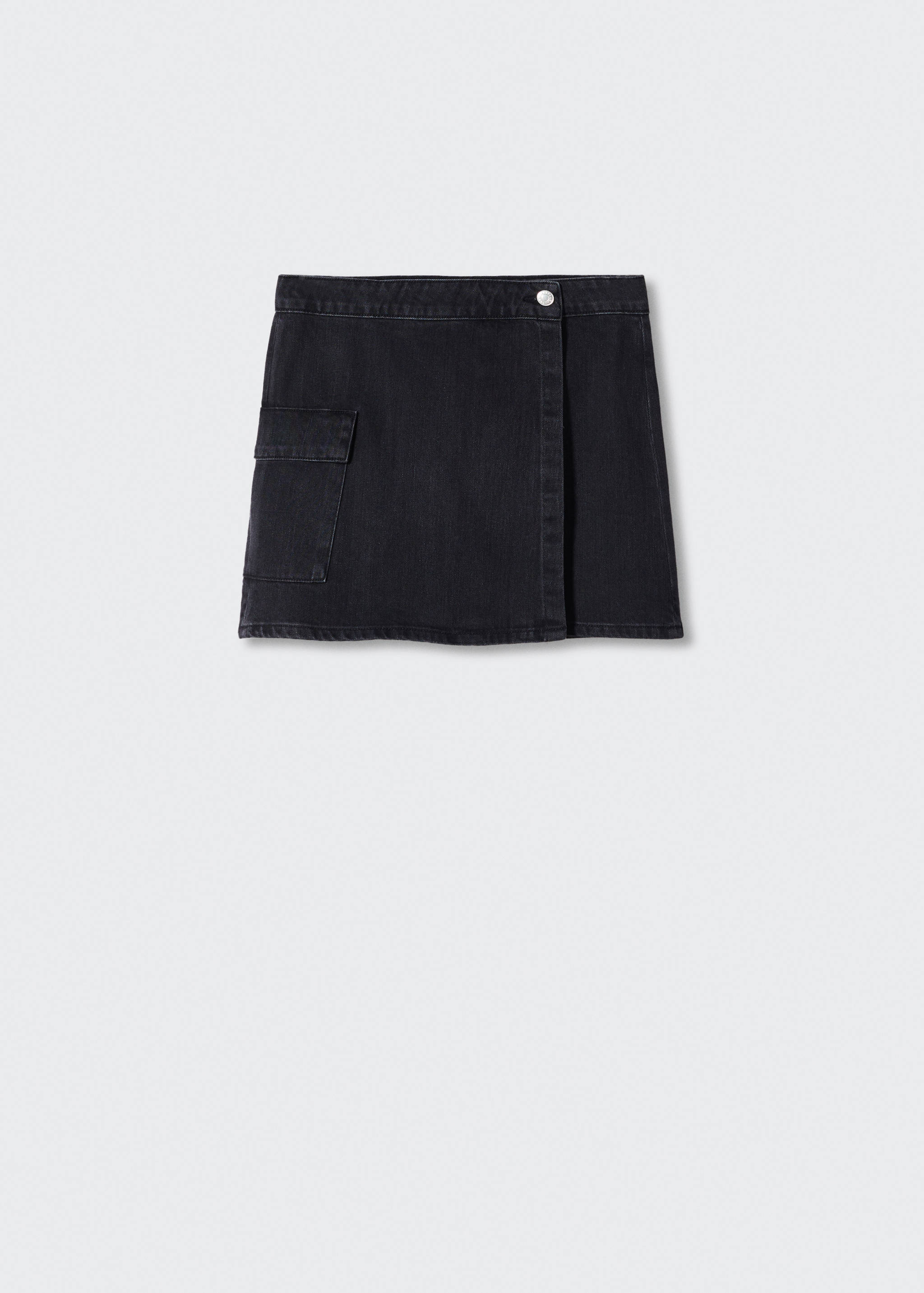 Džínová minisukně s překřížením - Zboží bez modelu