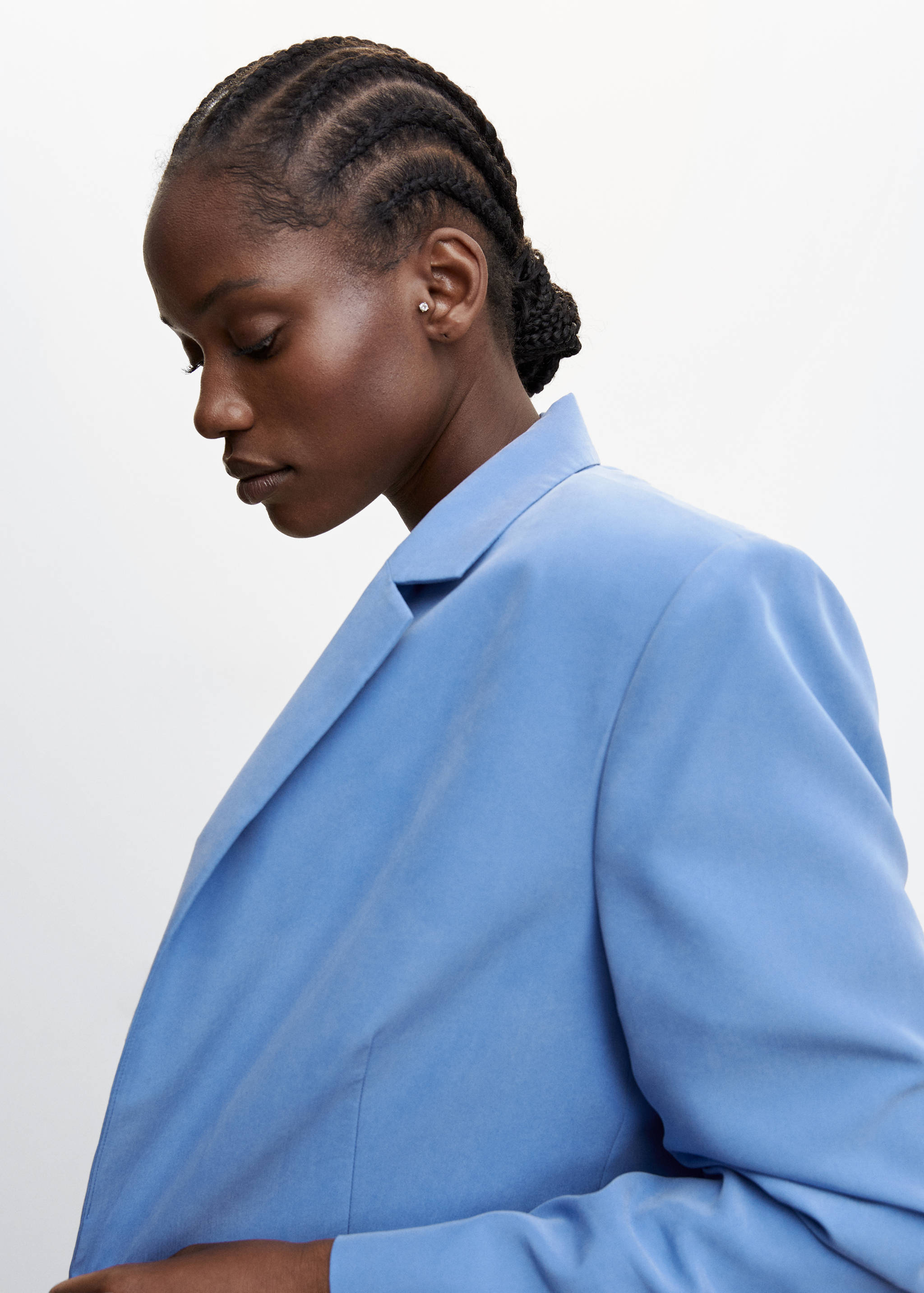 Modal-blend suit blazer - Details of the article 4