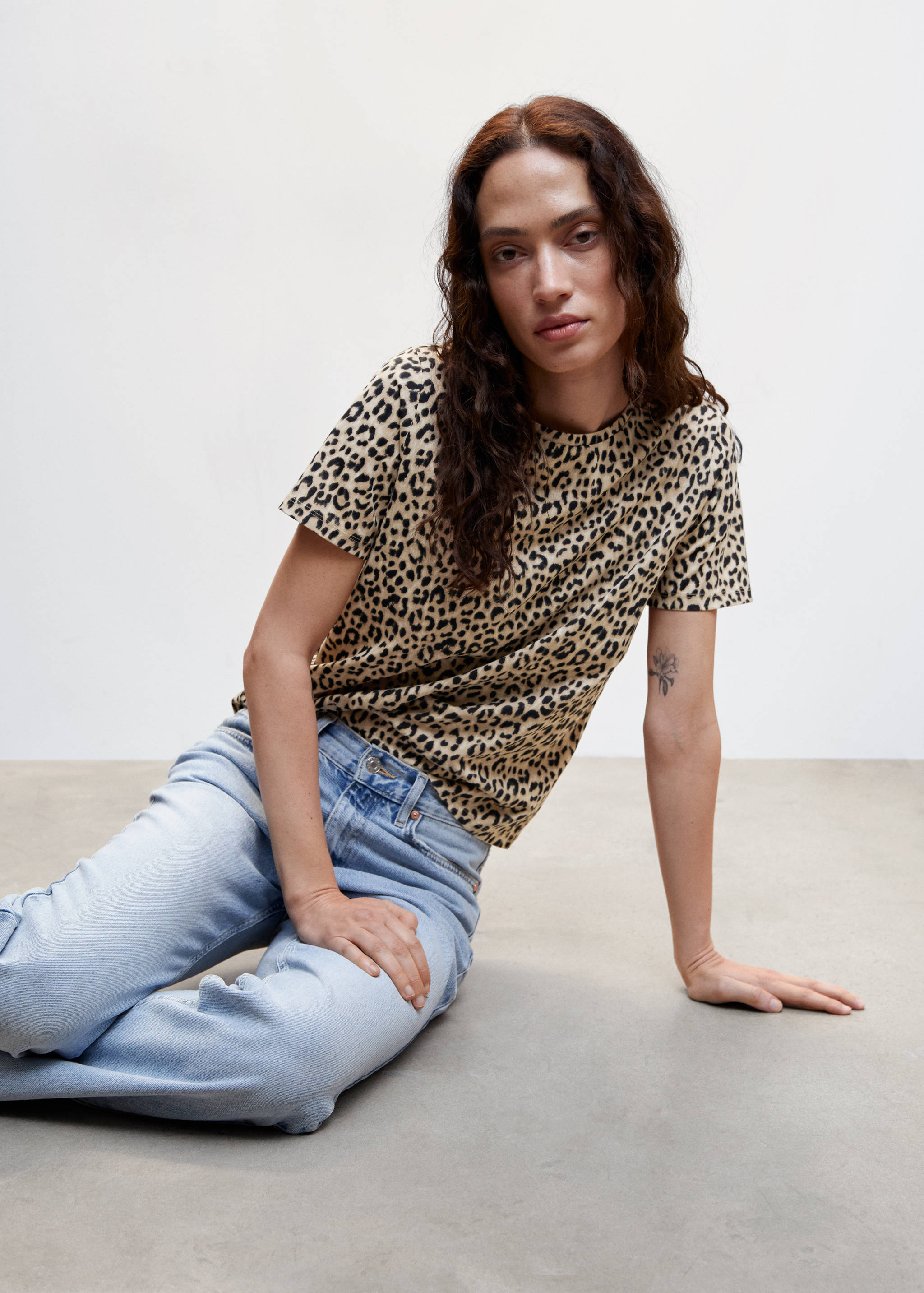 T-Shirt mit Animal Print - Detail des Artikels 2