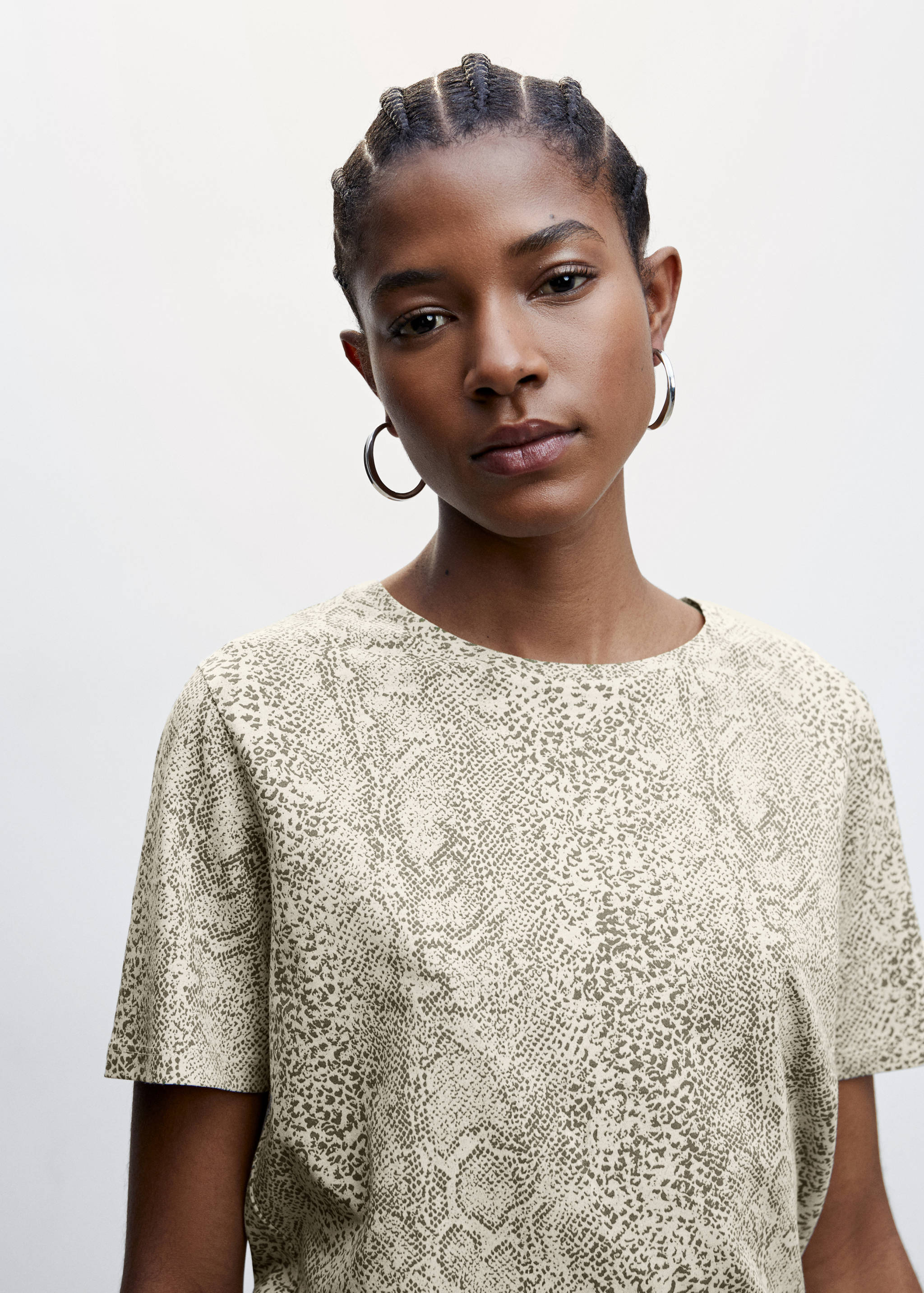 T-Shirt mit Animal Print - Detail des Artikels 1