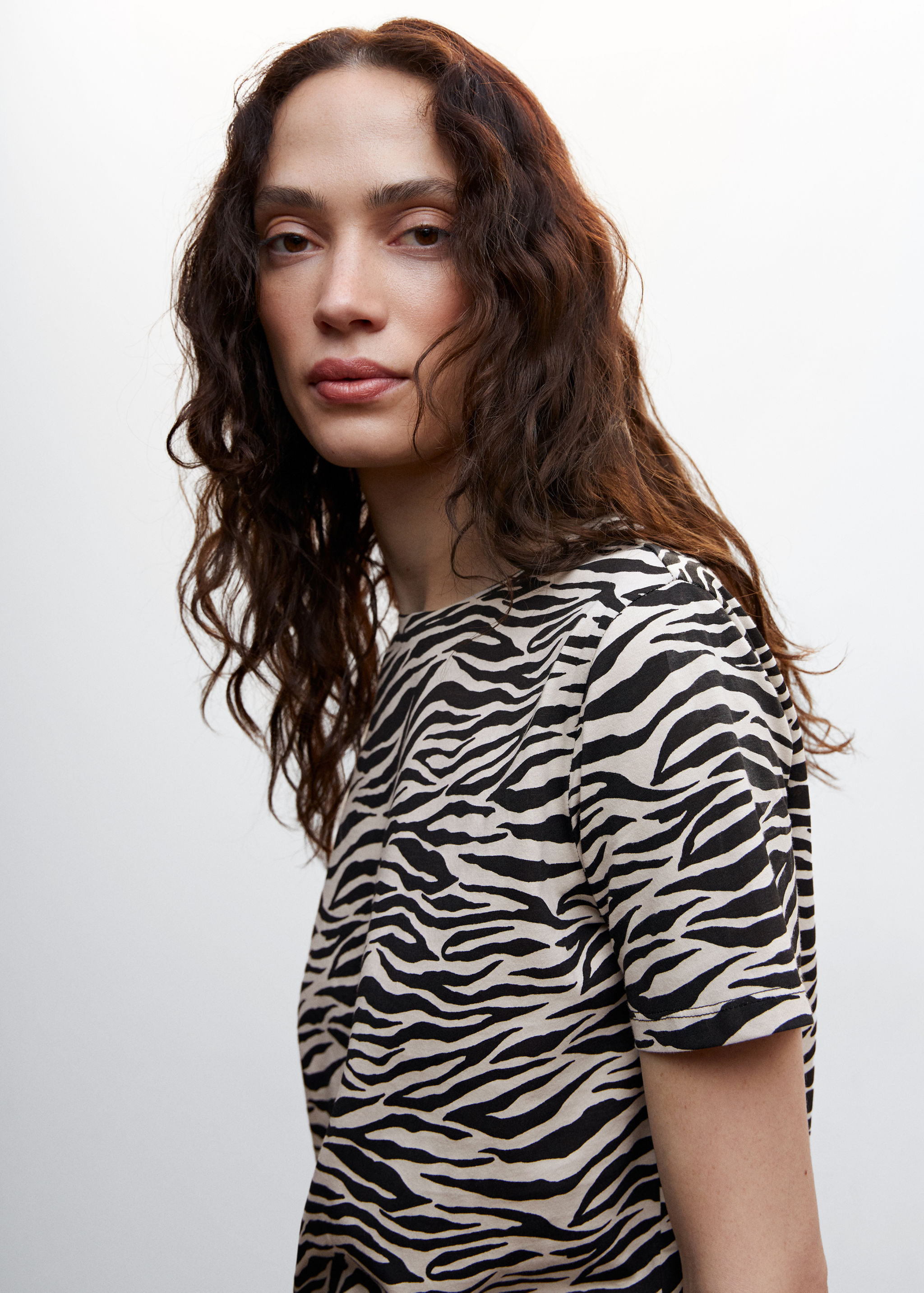 T-Shirt mit Animal Print - Detail des Artikels 1