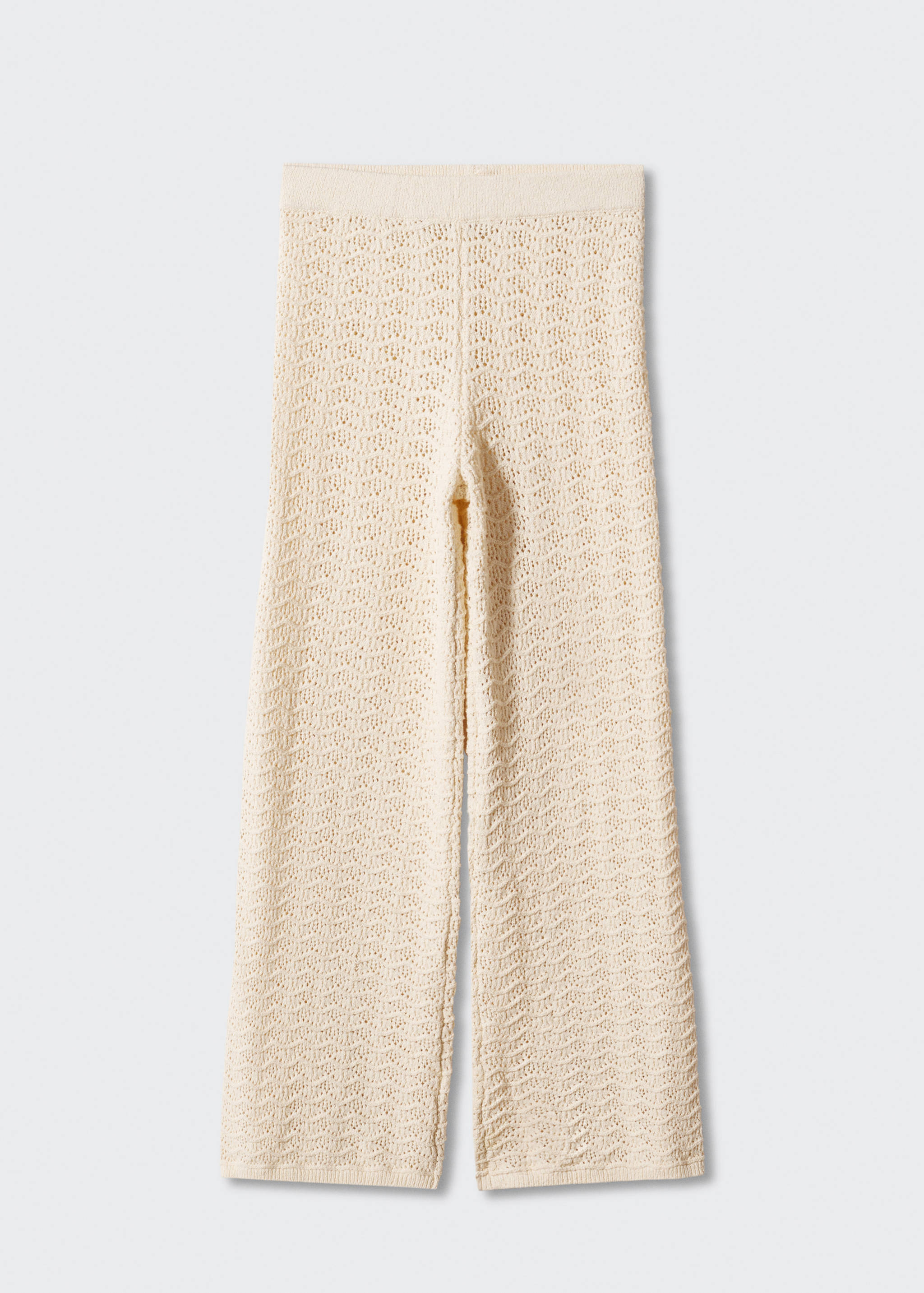 Knitted palazzo trousers - Article without model