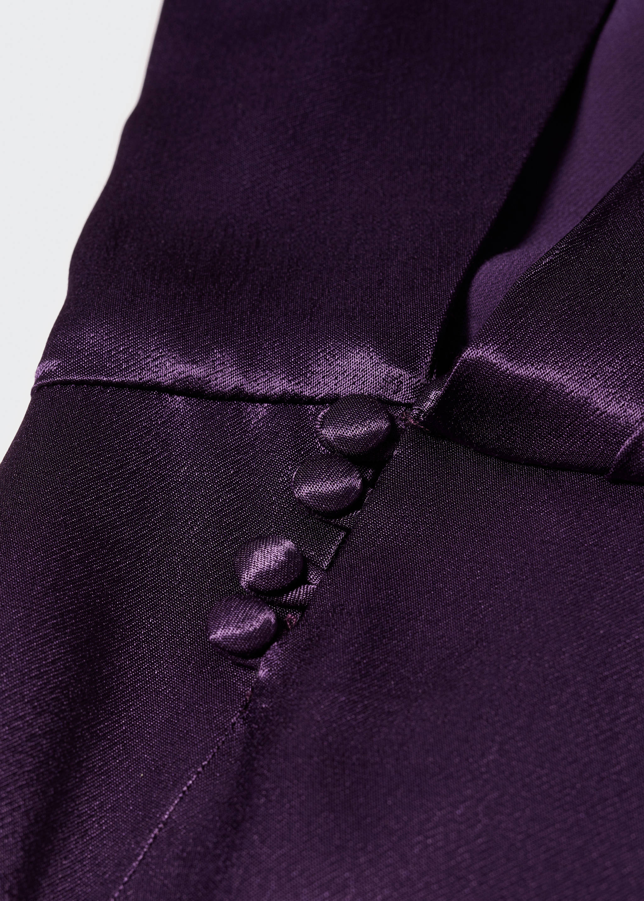 Wrapped satin dress - Details of the article 8