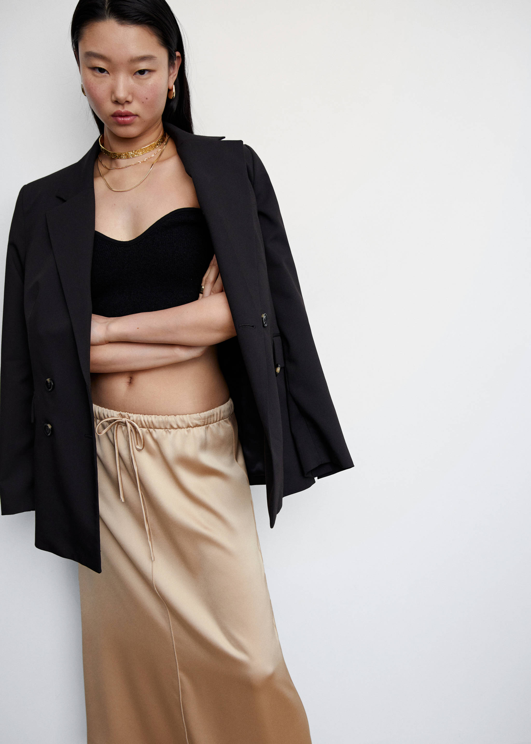 Gonna midi satinata - Dettaglio dell'articolo 2