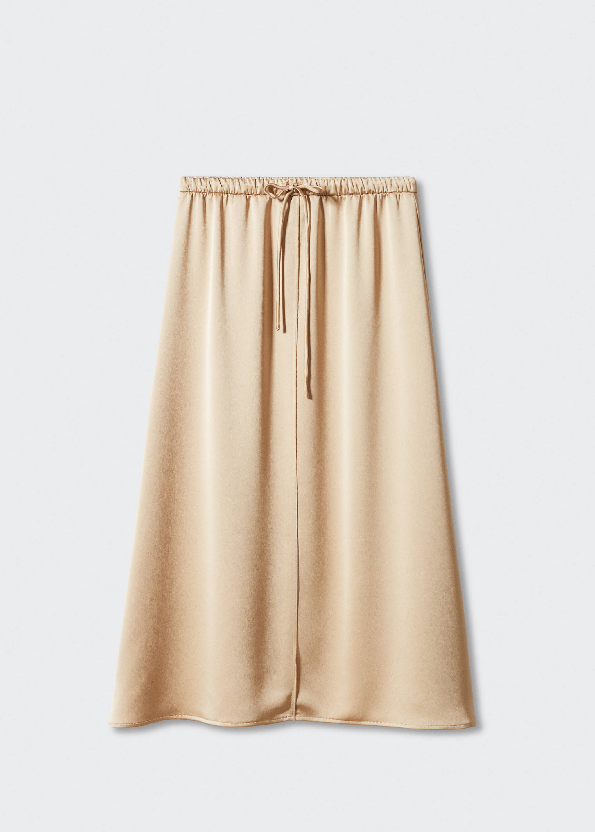 Gonna midi satinata - Articolo senza modello