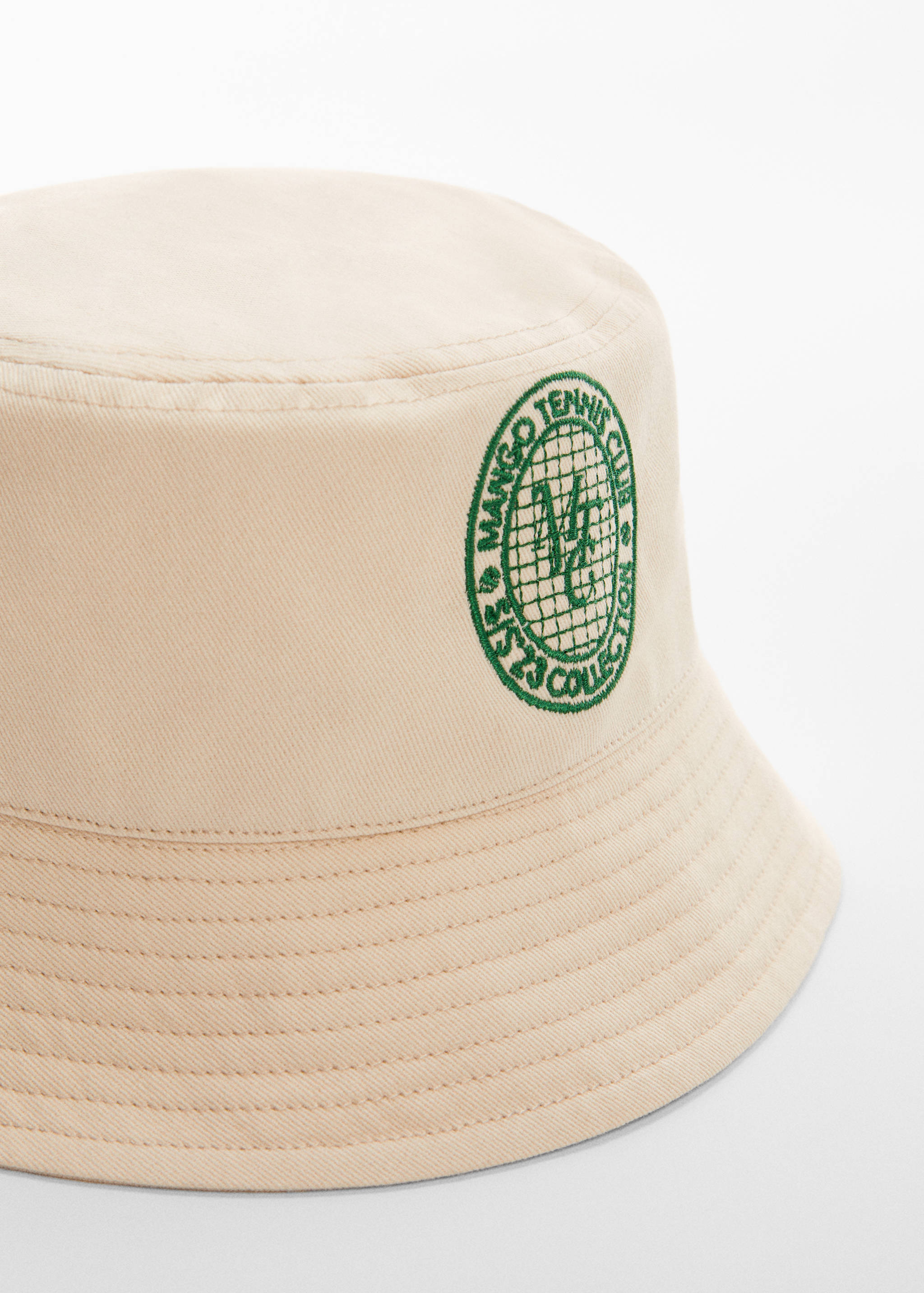 Embroidered bucket hat - Medium plane