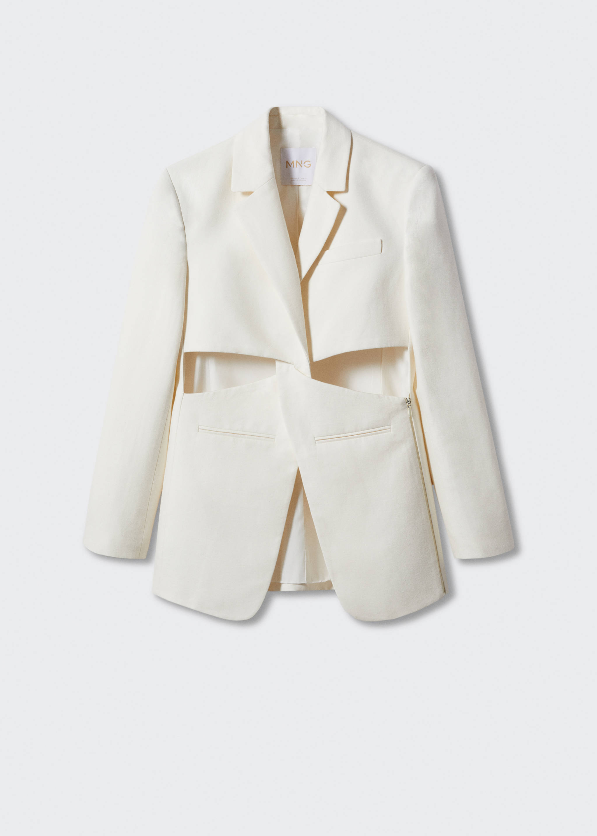 Veste lin cut-out - Article sans modèle