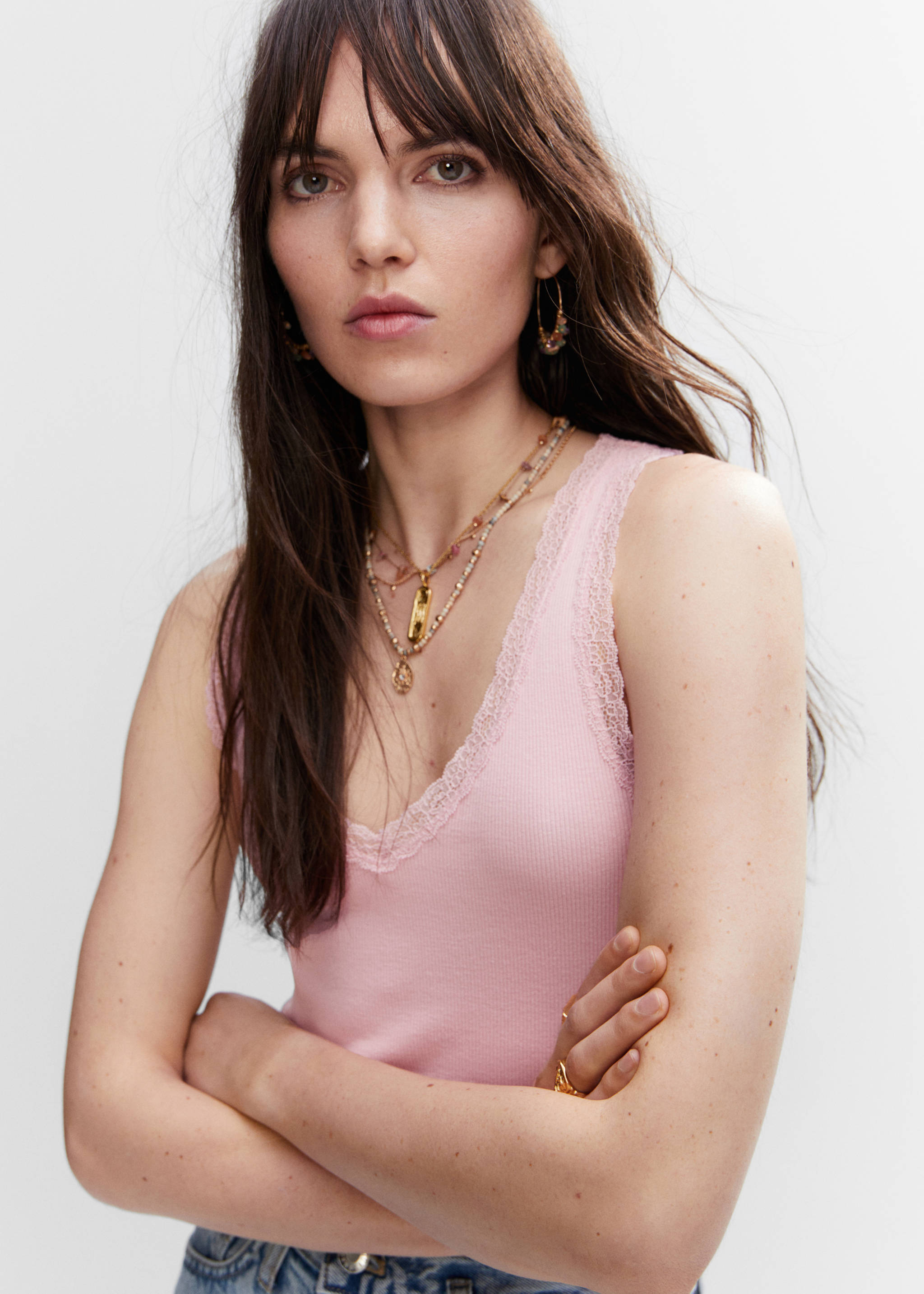Lace edges top - Details of the article 1
