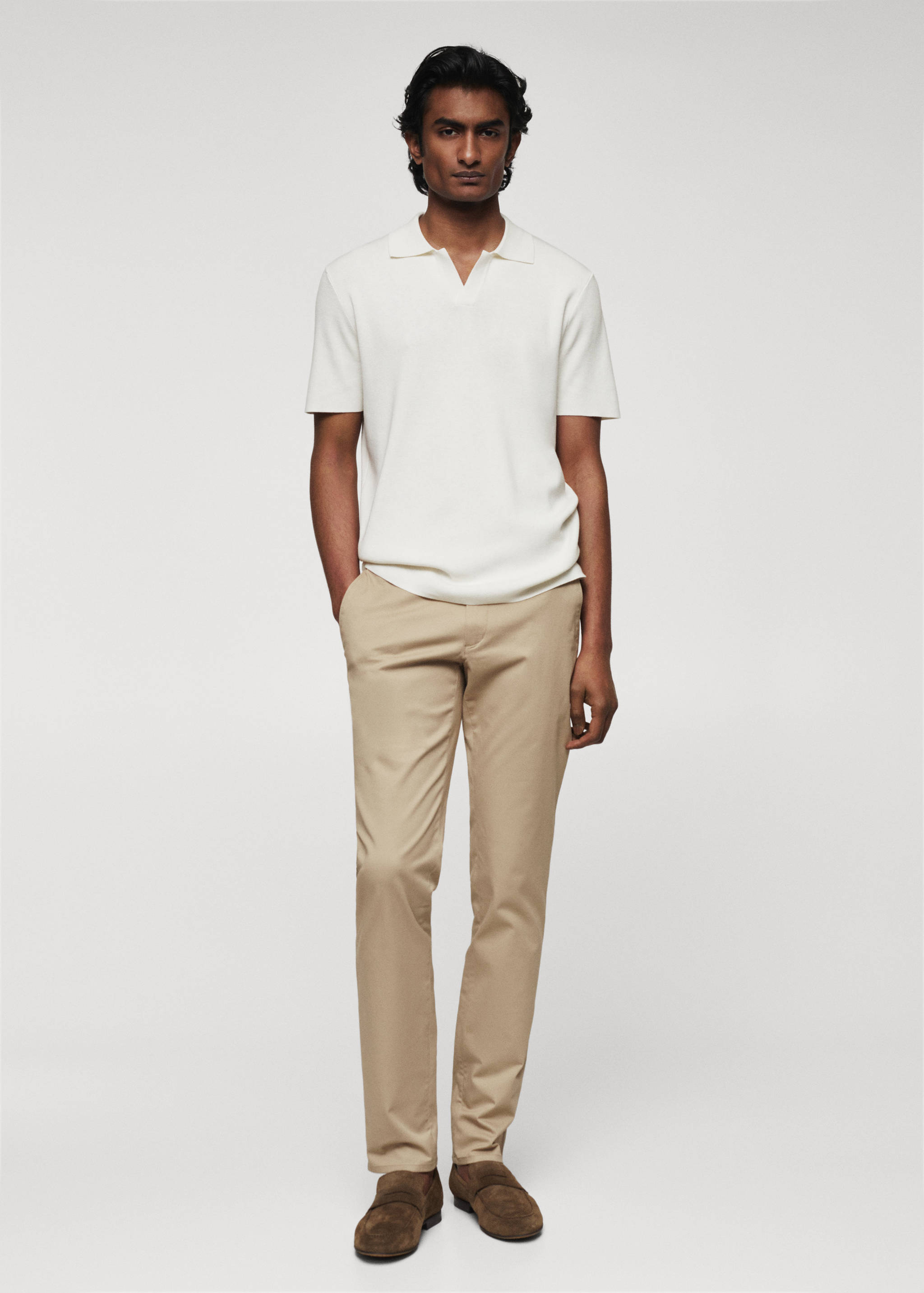 Slim fit chino trousers - General plane