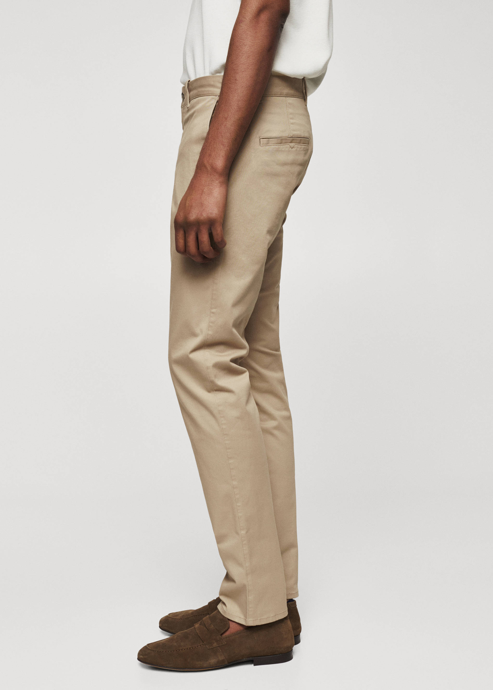 Slim fit chino trousers - Details of the article 4