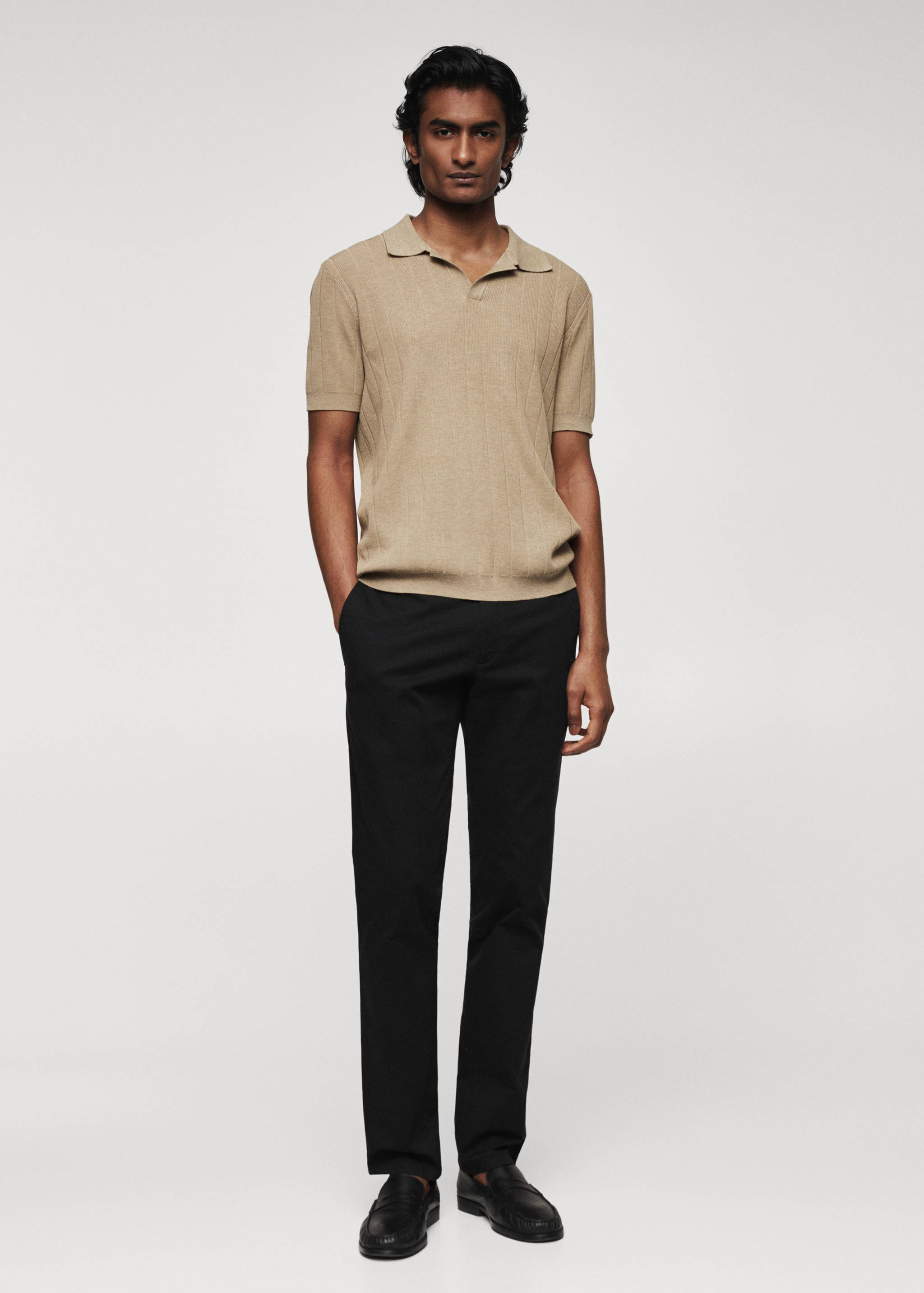 Slim fit chino trousers - General plane