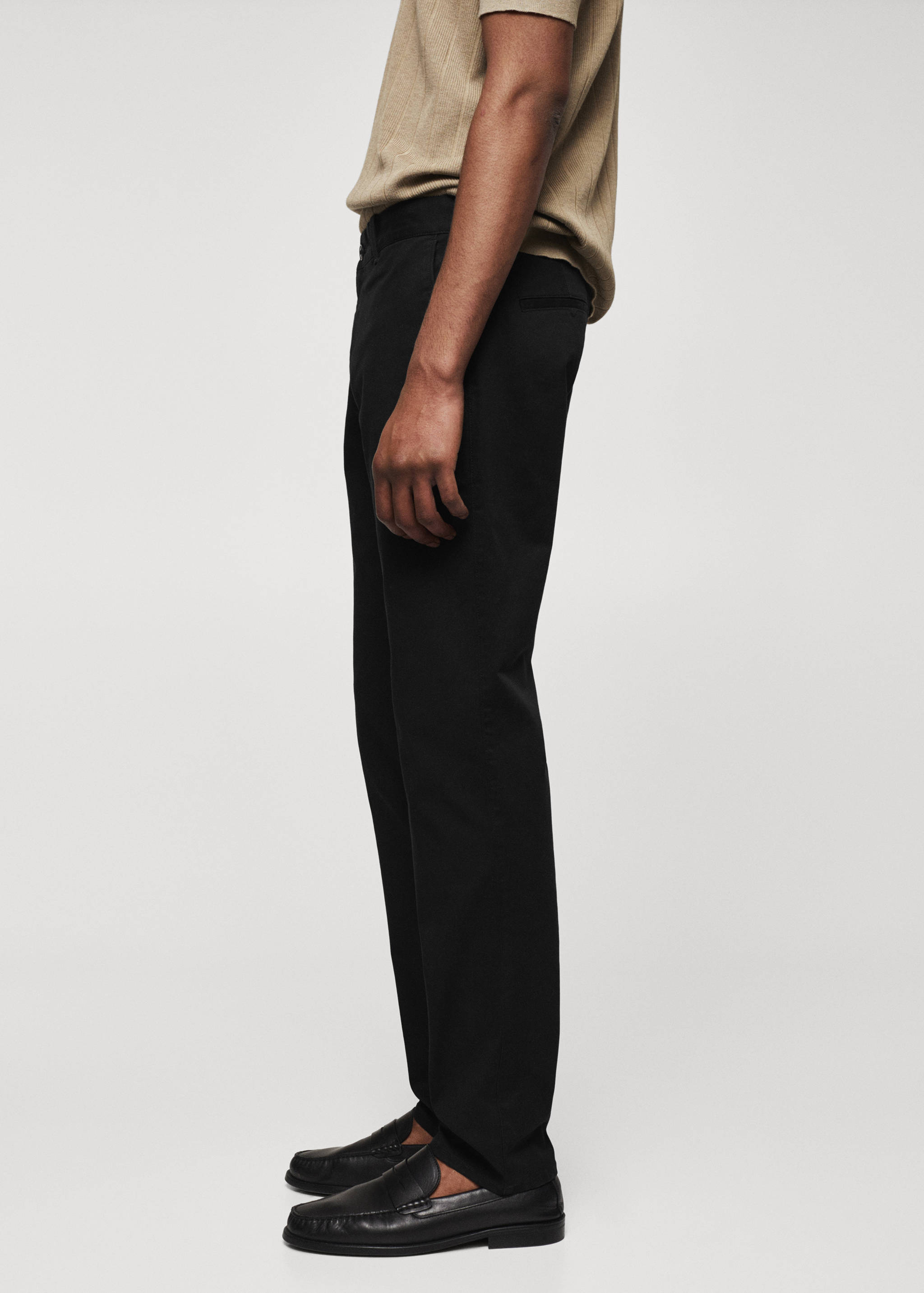 Slim fit chino trousers - Details of the article 4