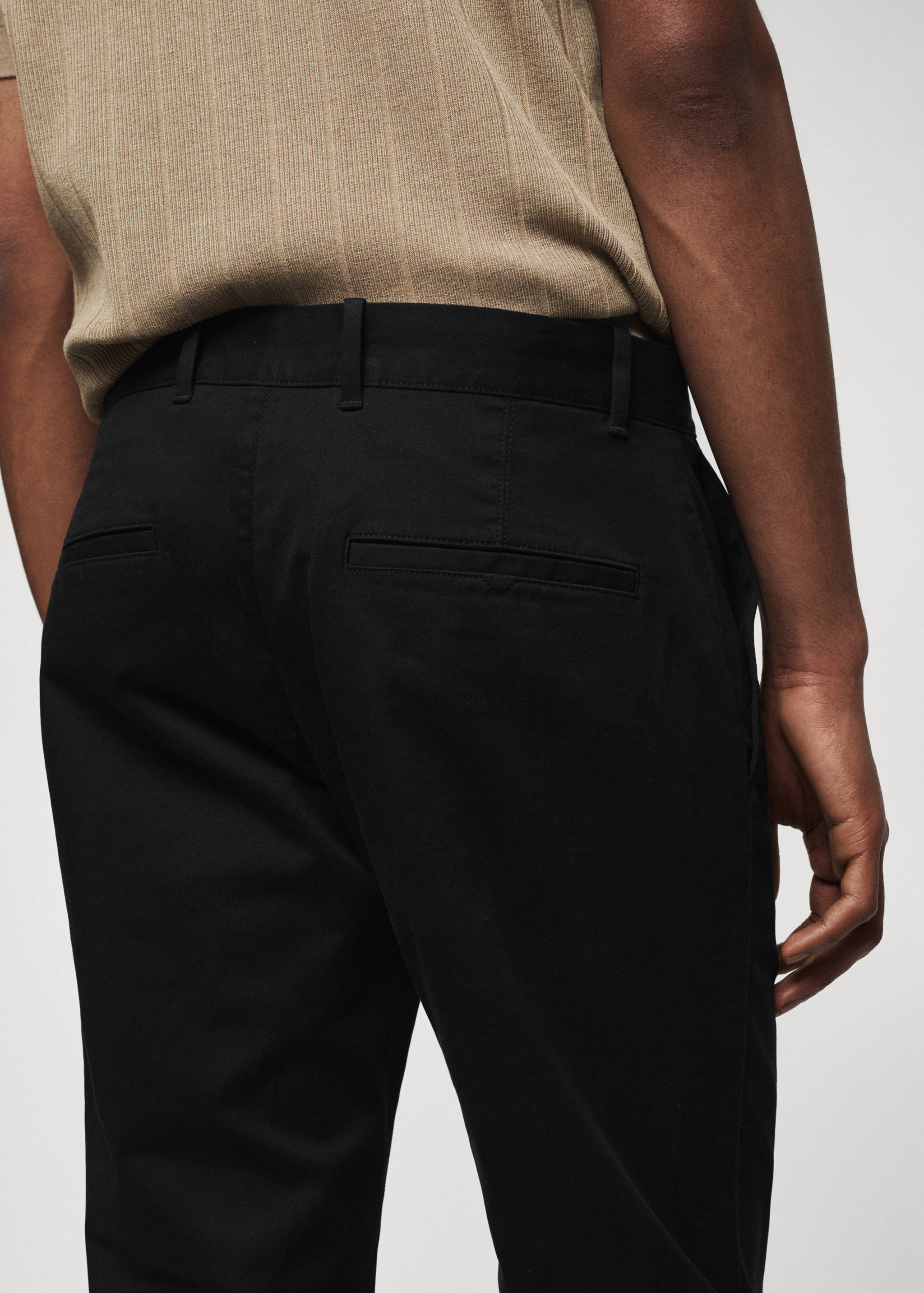 Slim fit chino trousers - Details of the article 2
