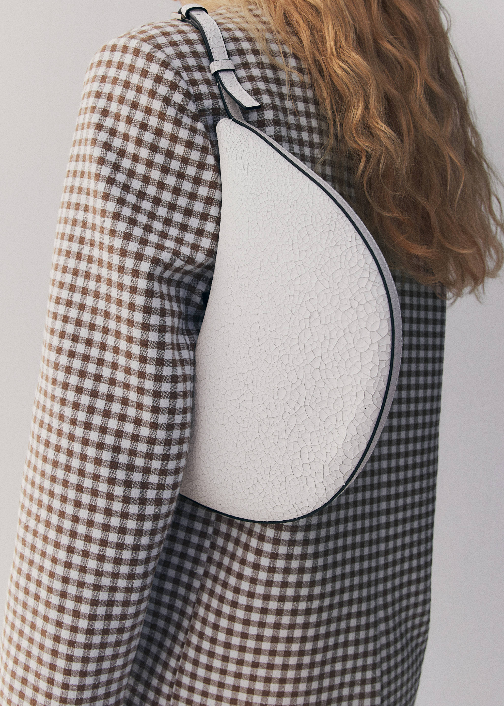 Leder-Schultertasche - Allgemeine Ansicht