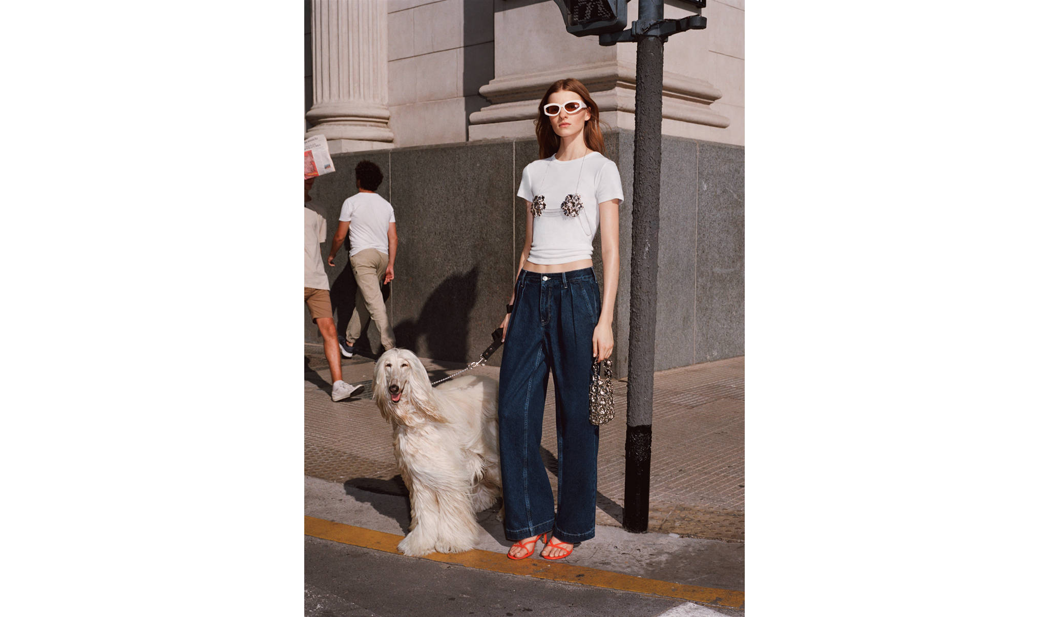 Wideleg jeans with pockets - Details of the article 7