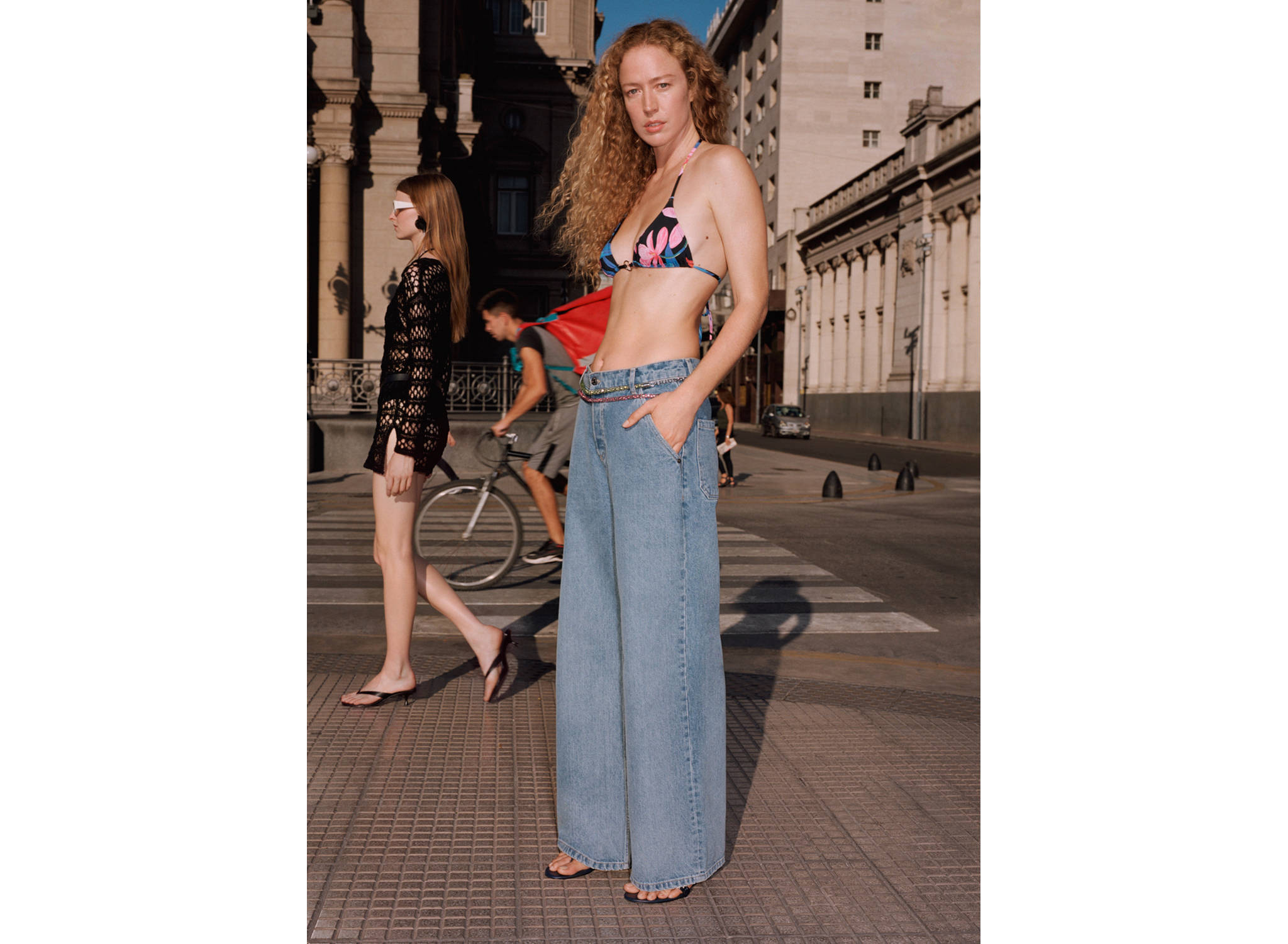 Jeans wideleg loose tiro bajo - Detalle del artículo 7