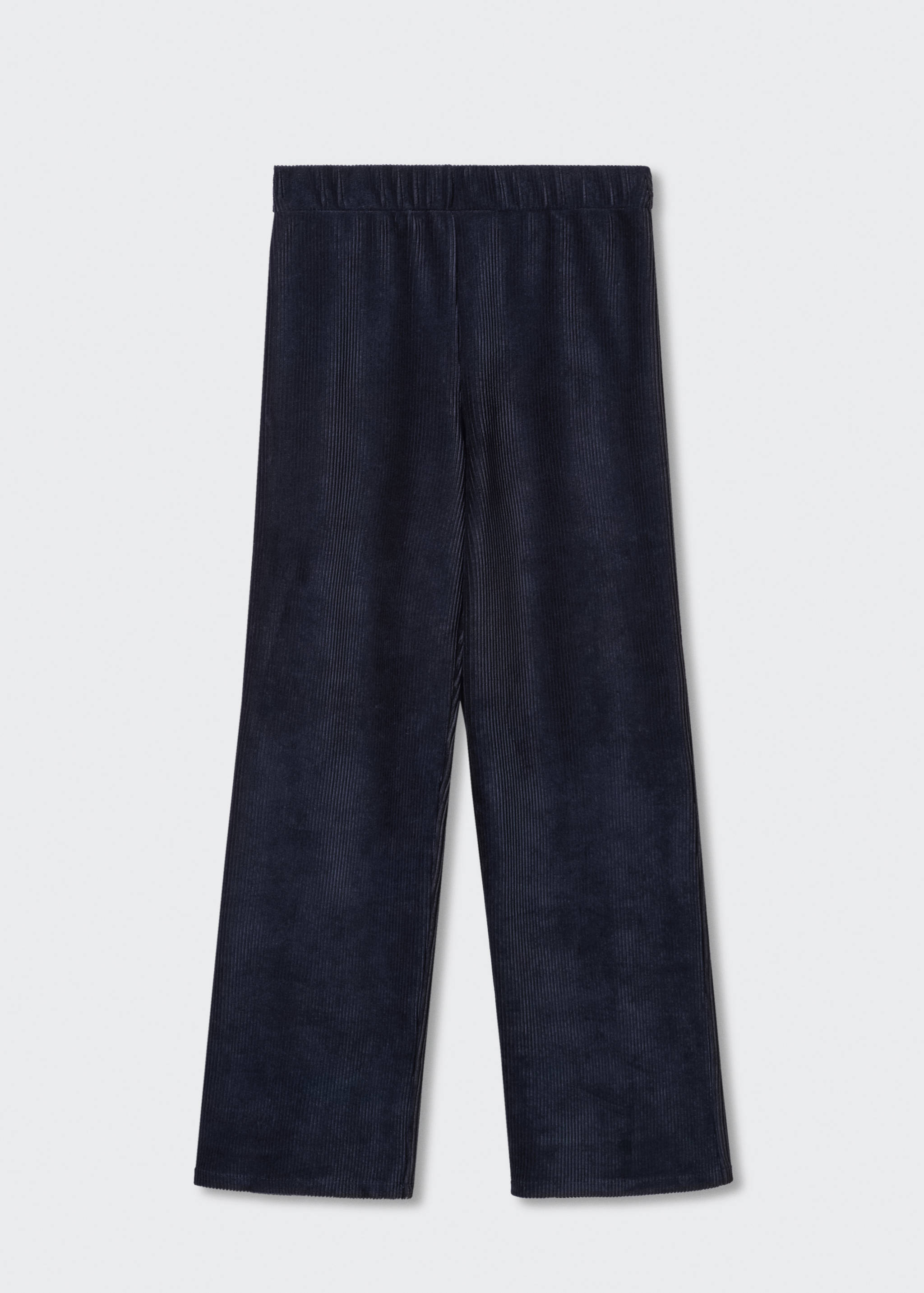 Corduroy trousers with elastic waist - Article without model