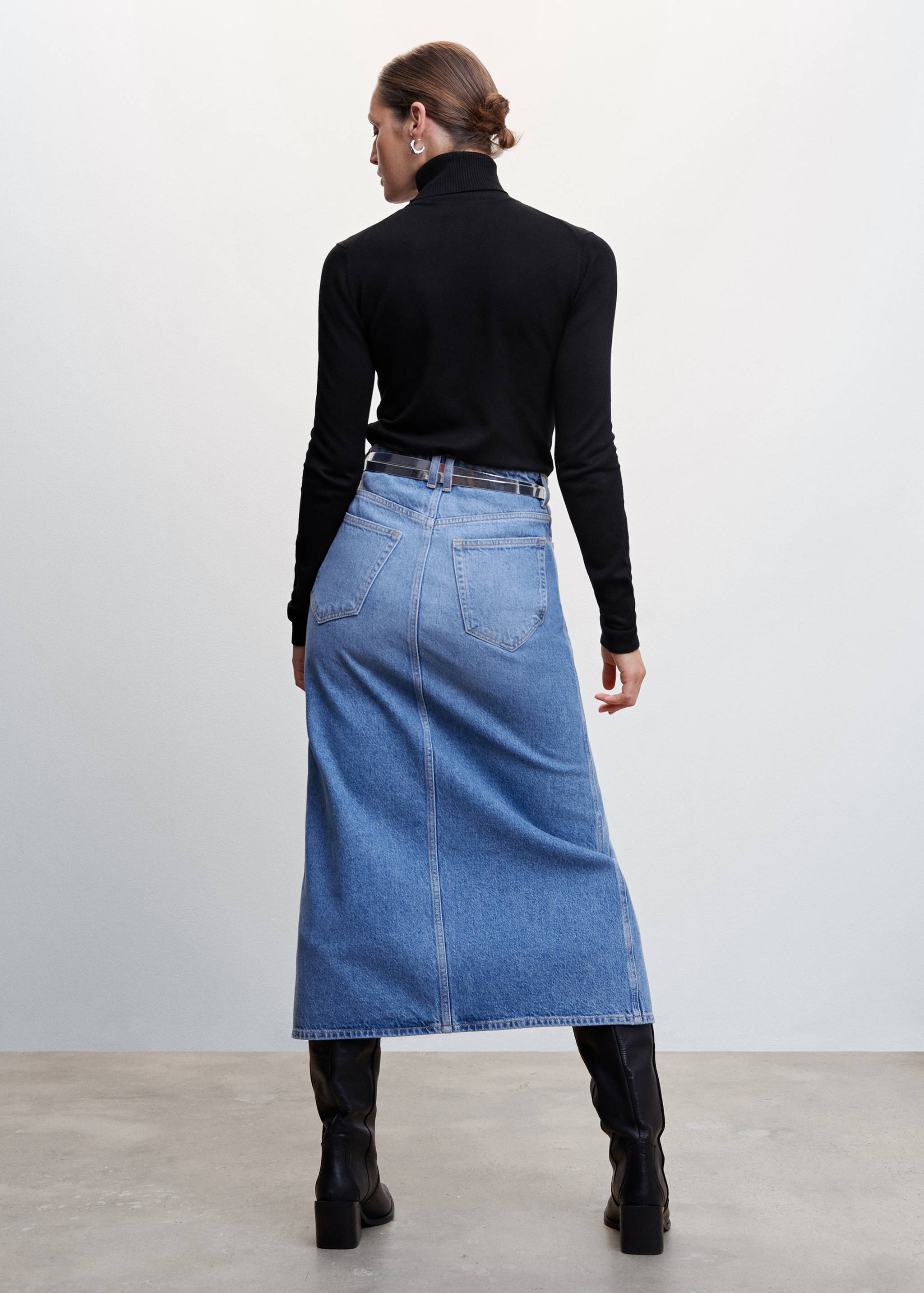 Jersei punt fi coll girat - Revers de l'article