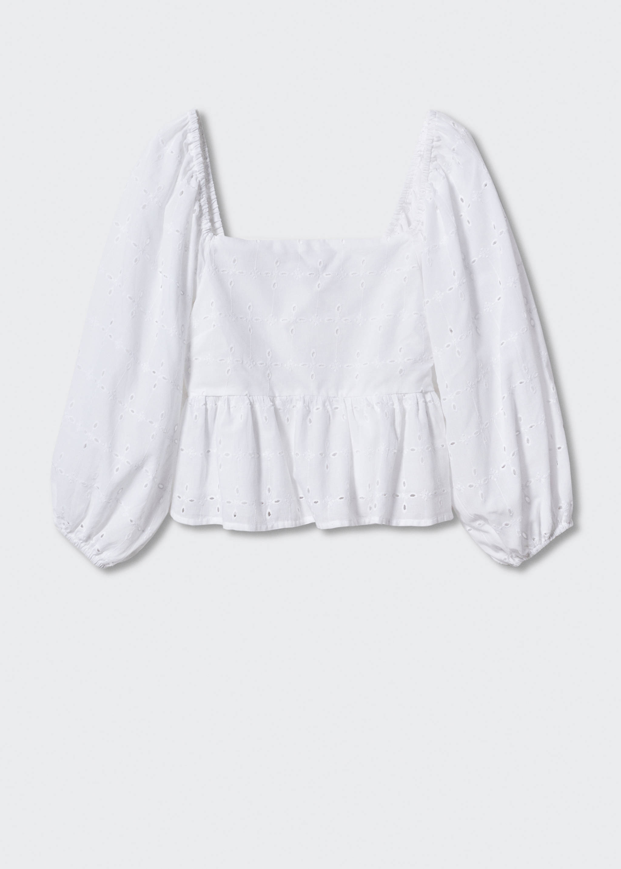 Blusa mangas abullonadas - Artículo sin modelo