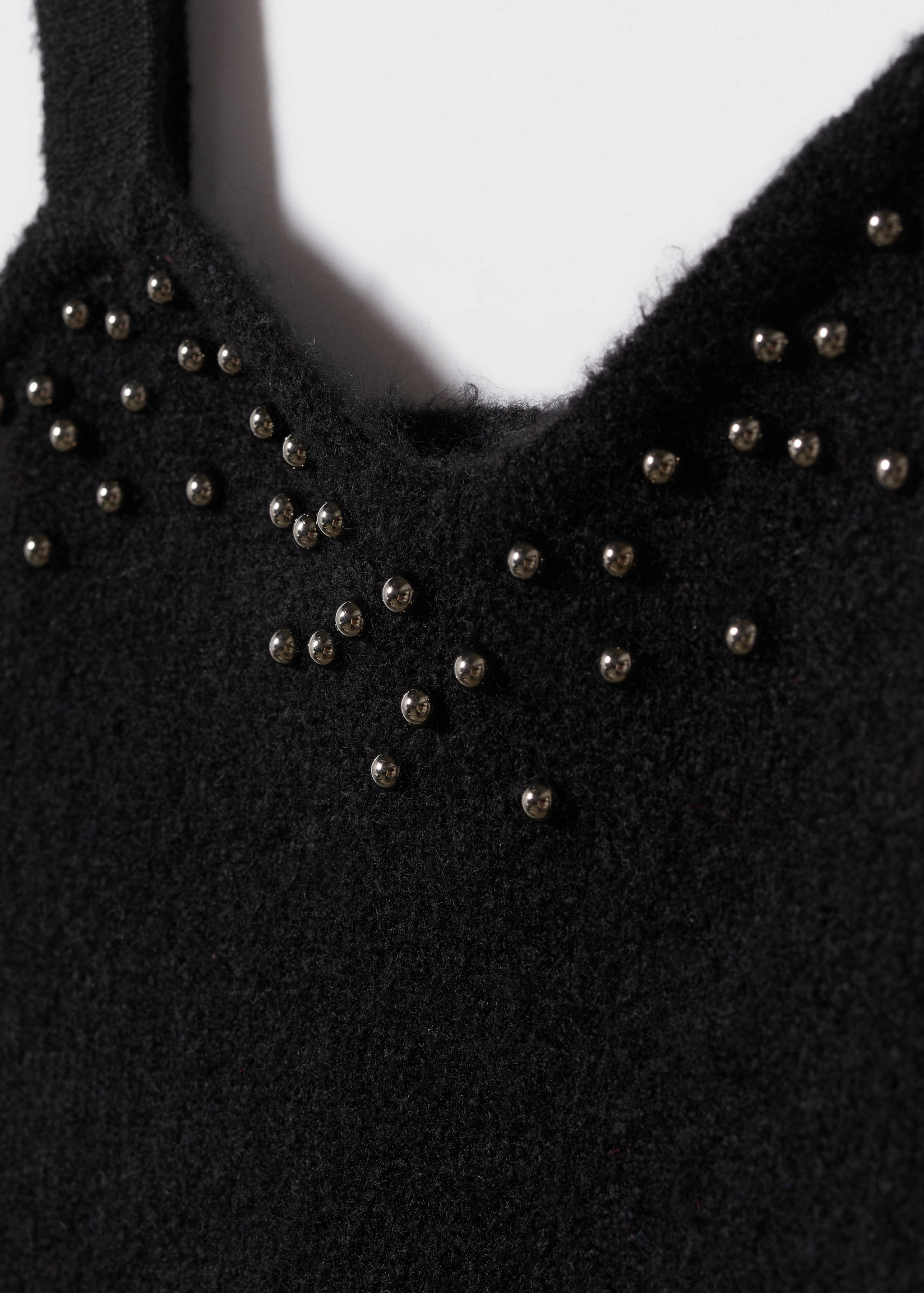 Knitted cropped top - Details of the article 8