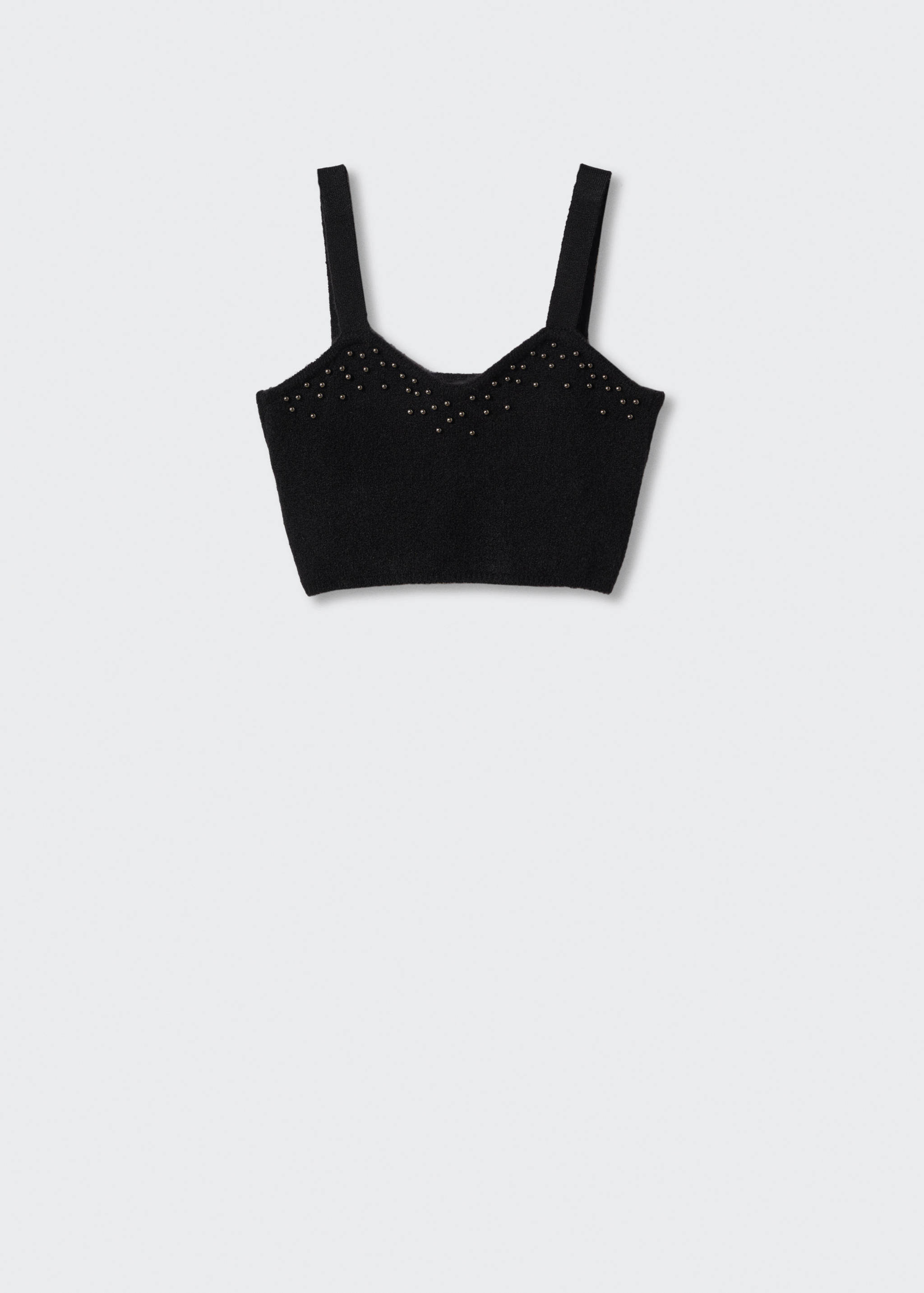 Knitted cropped top - Article without model