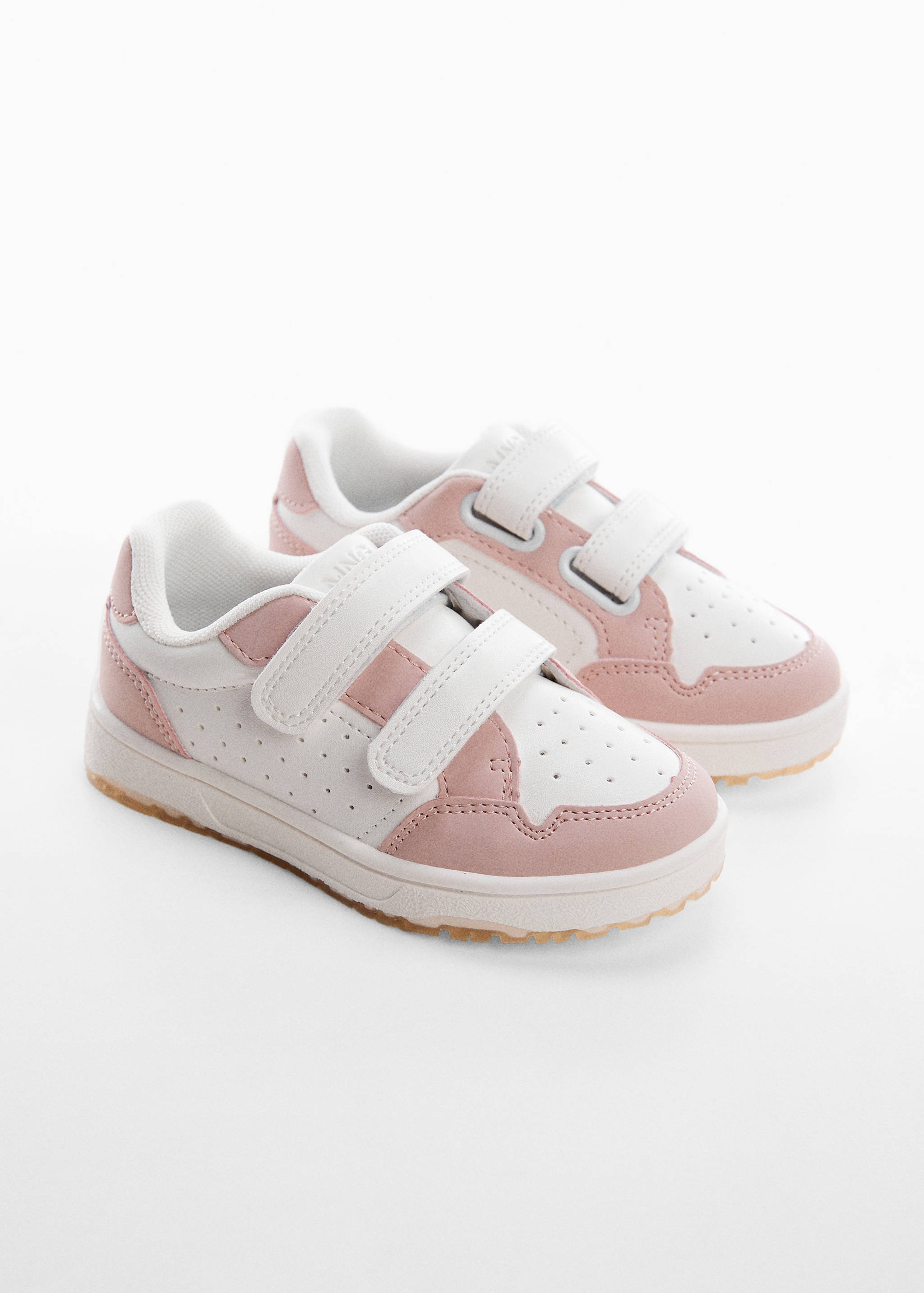 Sabatilles esportives bicolor velcro - Pla mig