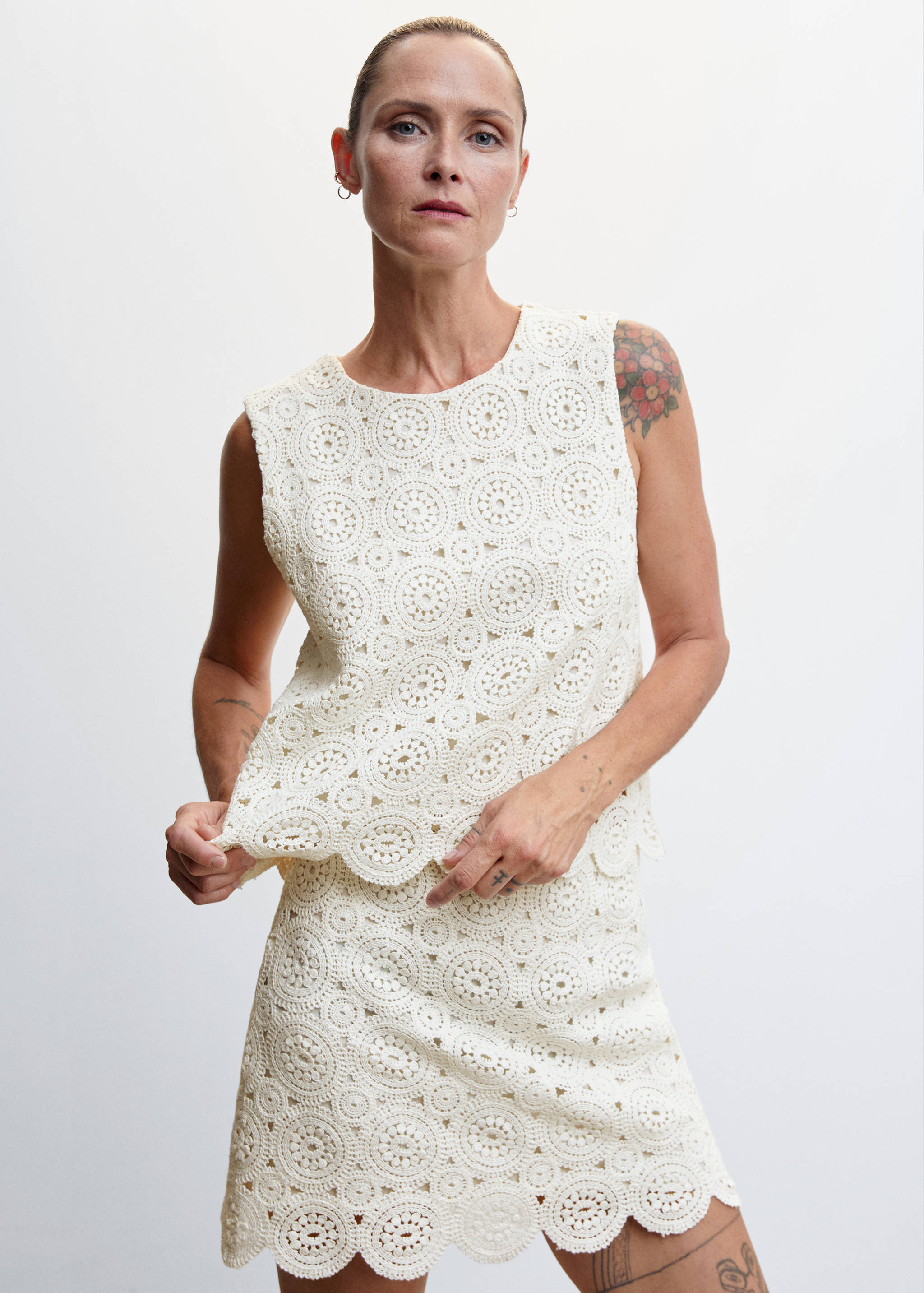 Jupe crochet - Plan moyen