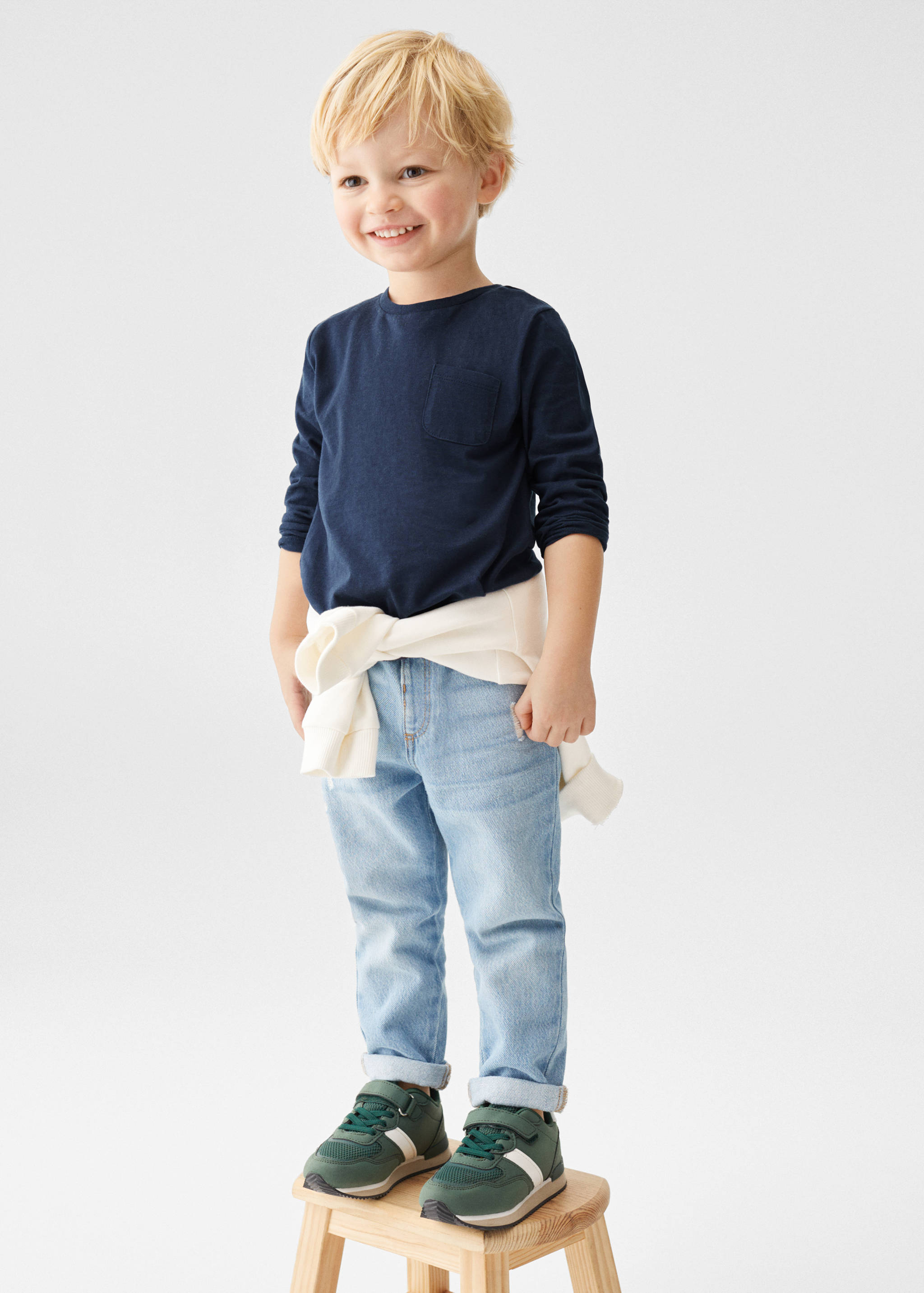 T-shirt manches longues poches - Plan général