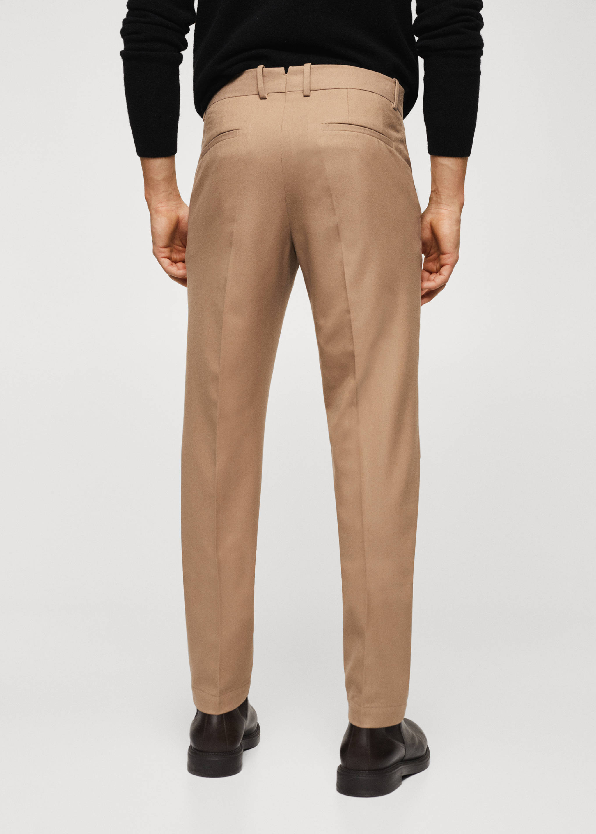 Pantalon slim fit laine - Verso de l’article