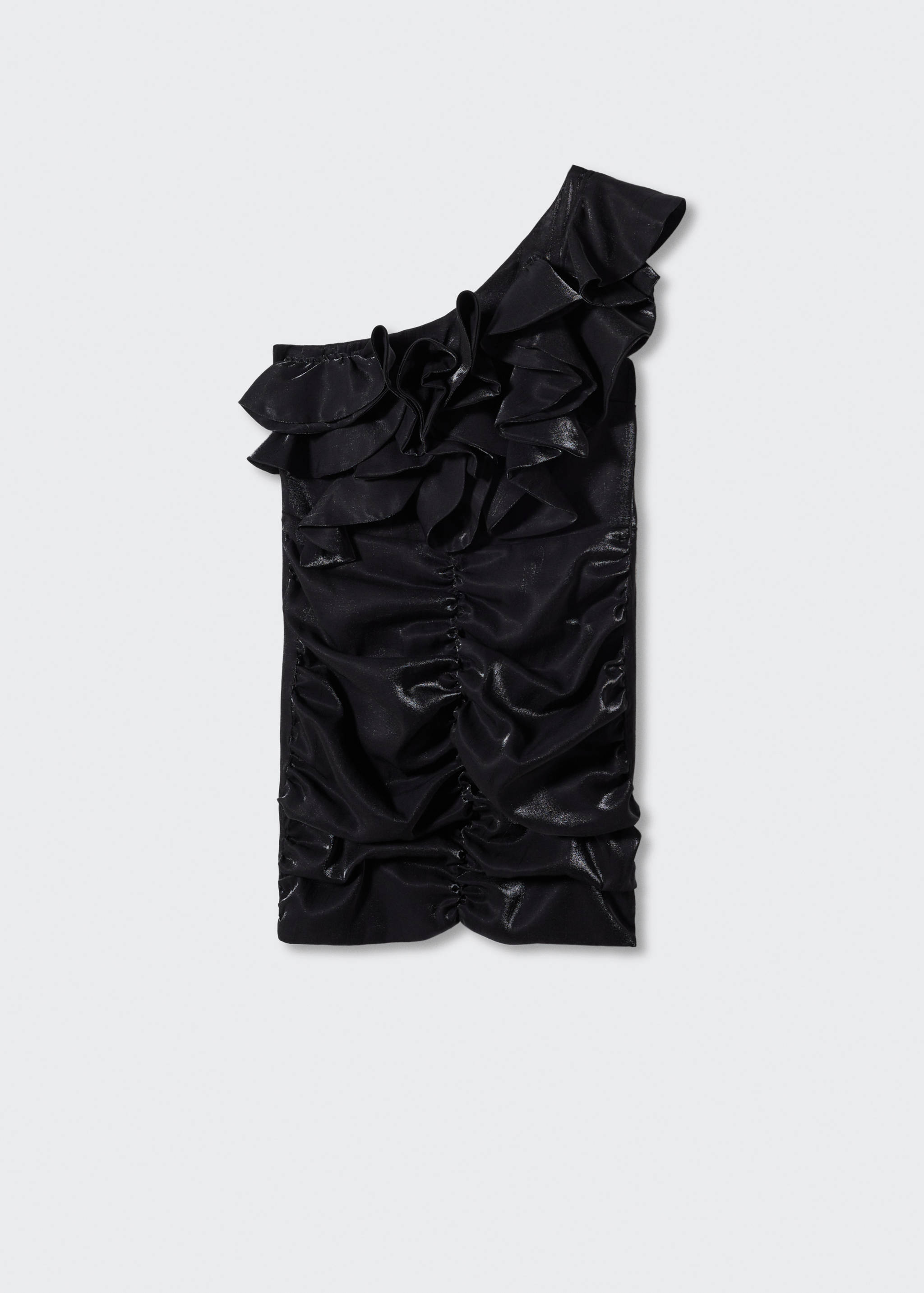 Rochie drapată cu volane - Articol fără model