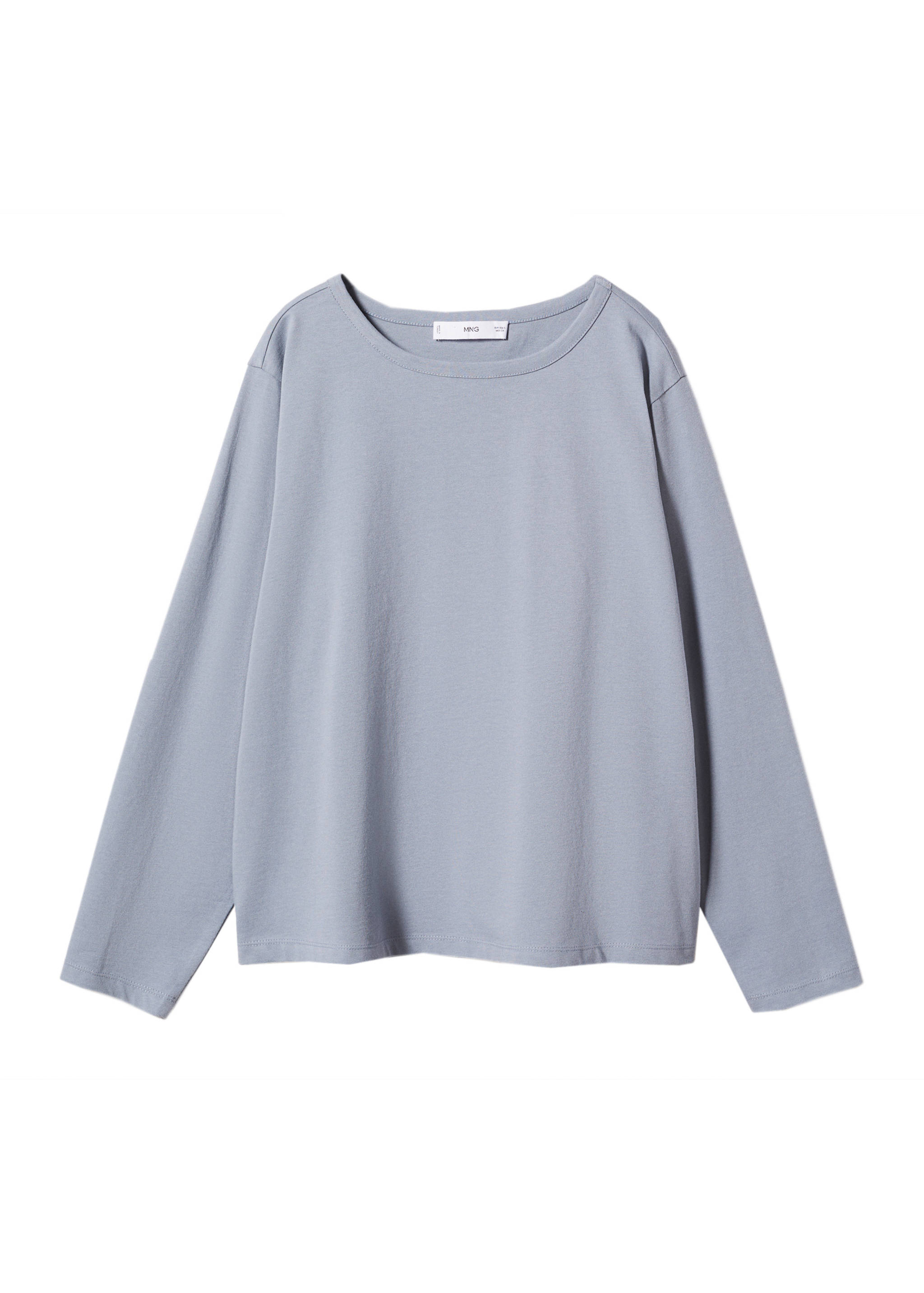 Rounded neck cotton t-shirt - Article without model