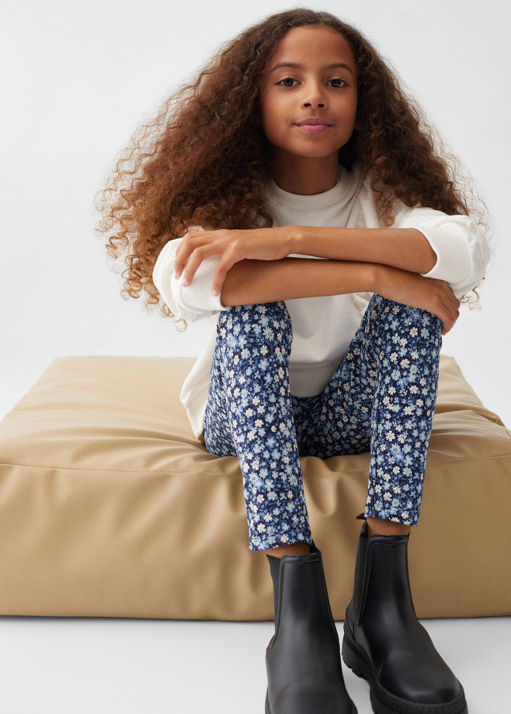 Bedruckte Baumwoll-Leggings - Detail des Artikels 2