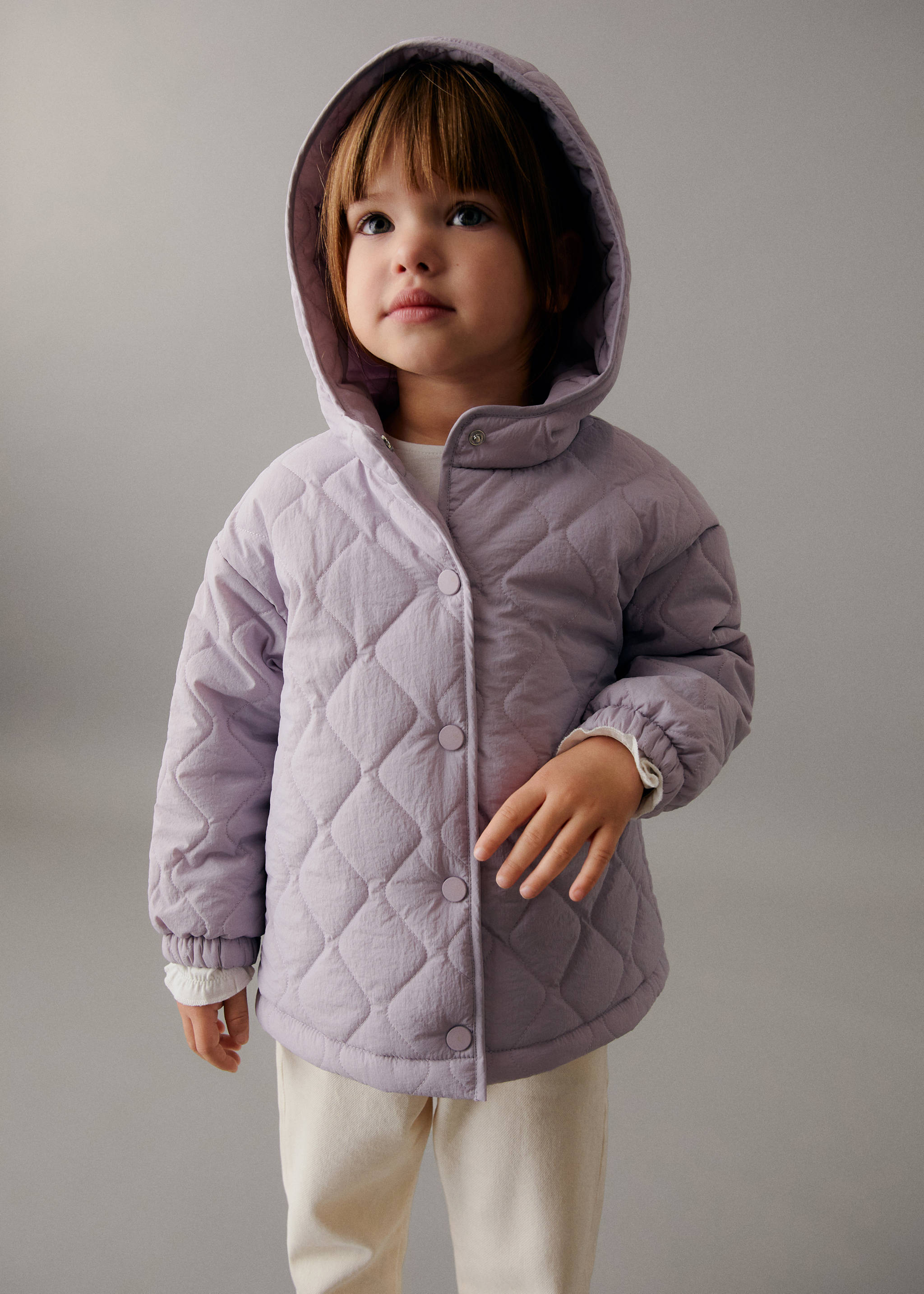 Rhombus quilted jacket - Medium plane