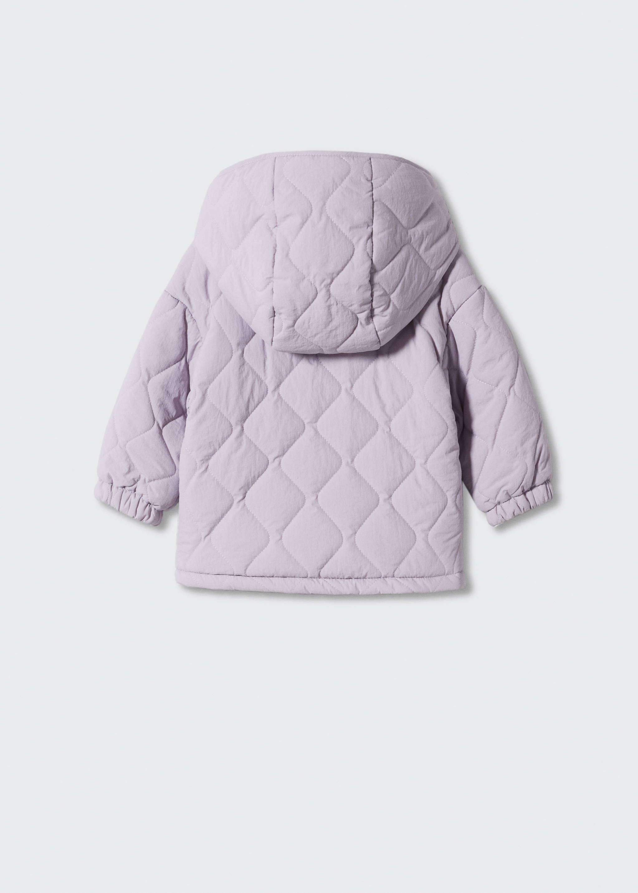 Rhombus quilted jacket - Reverse of the article