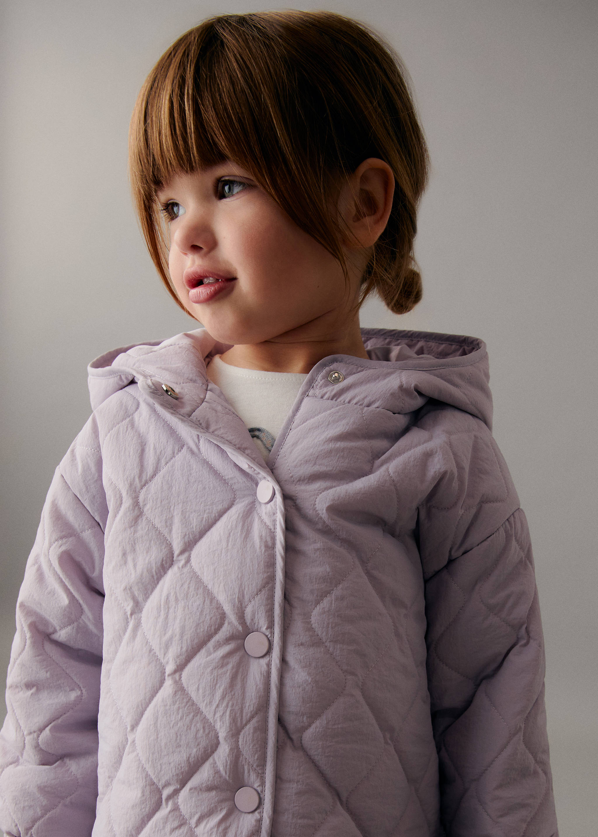 Rhombus quilted jacket - Details of the article 1