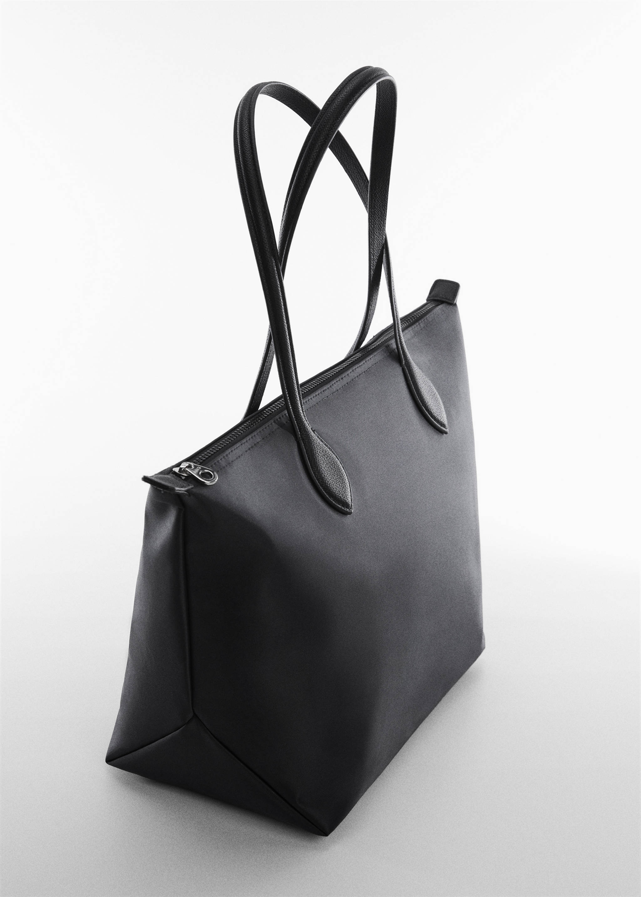 Nylon shopper bag - Medium plane