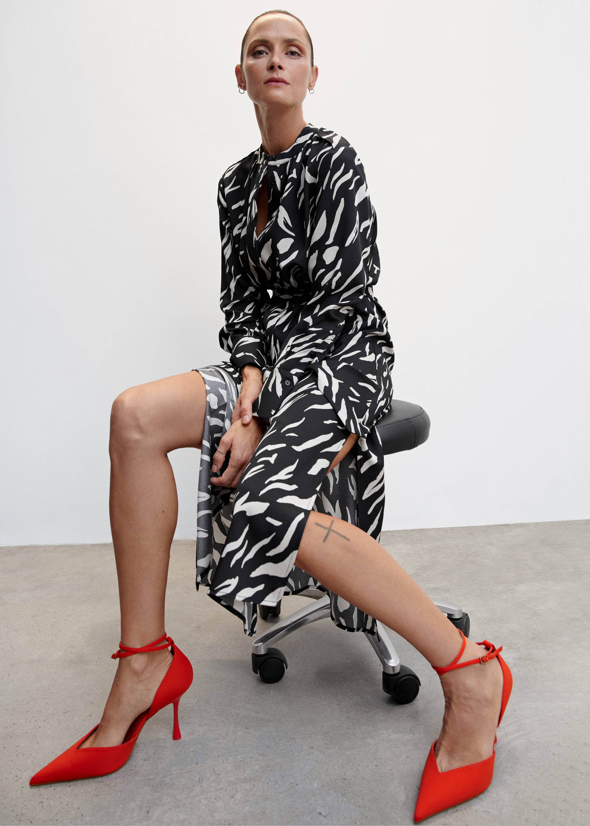 Robe midi imprimée - Détail de l'article 2