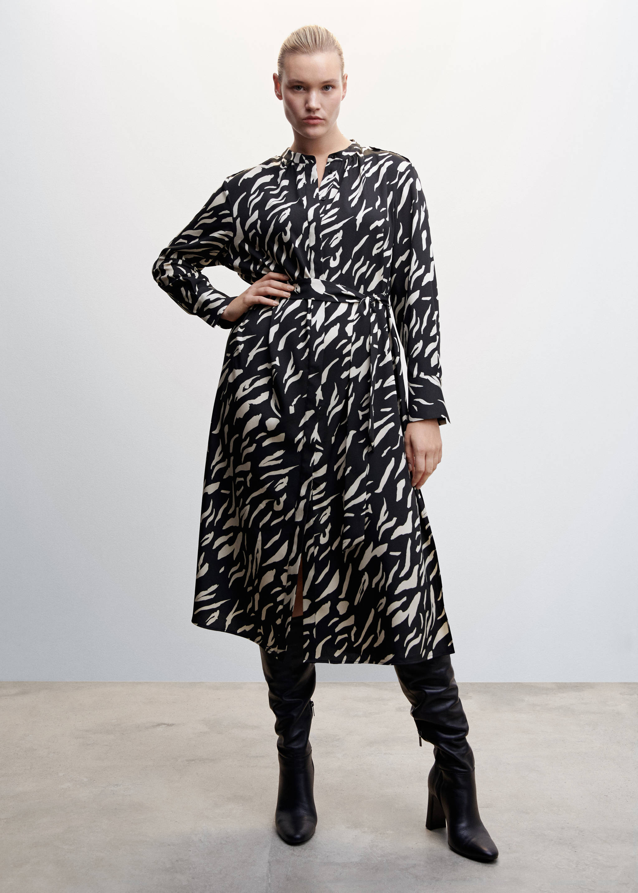 Robe midi imprimée - Détail de l'article 3