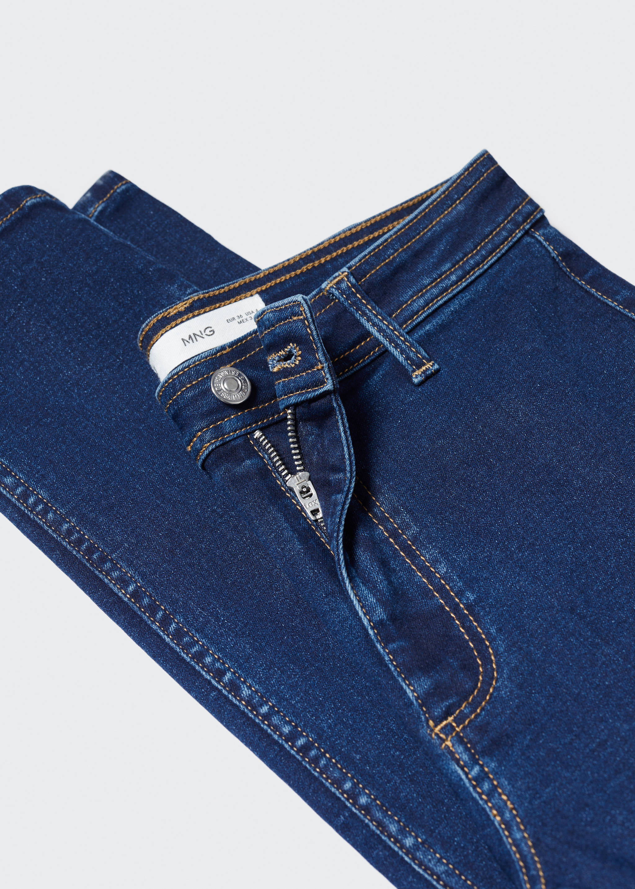 Bavlněné jeggings s vysokým pasem - Detail zboží 8