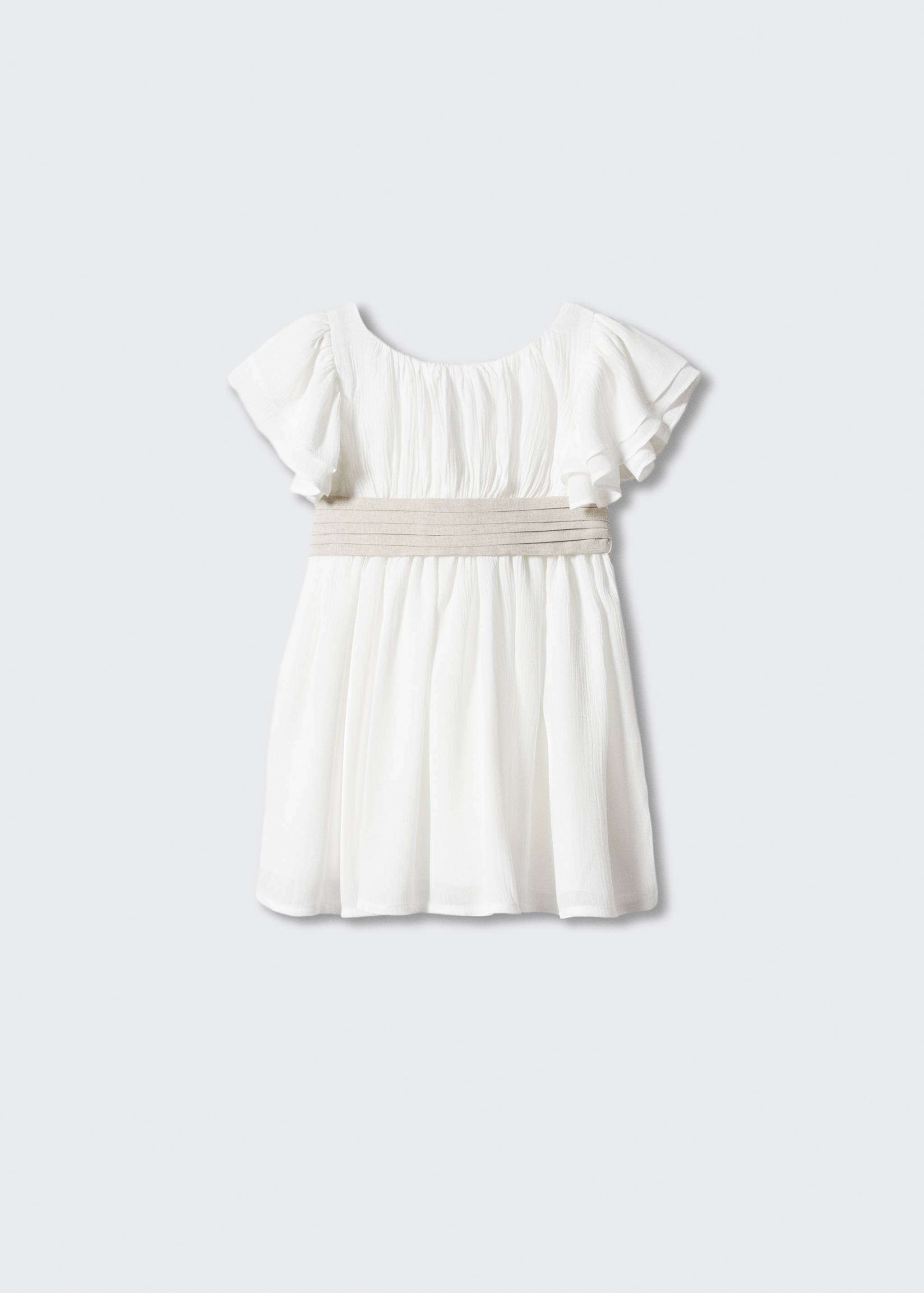 Midi-dress with frilly sleeves - Article without model