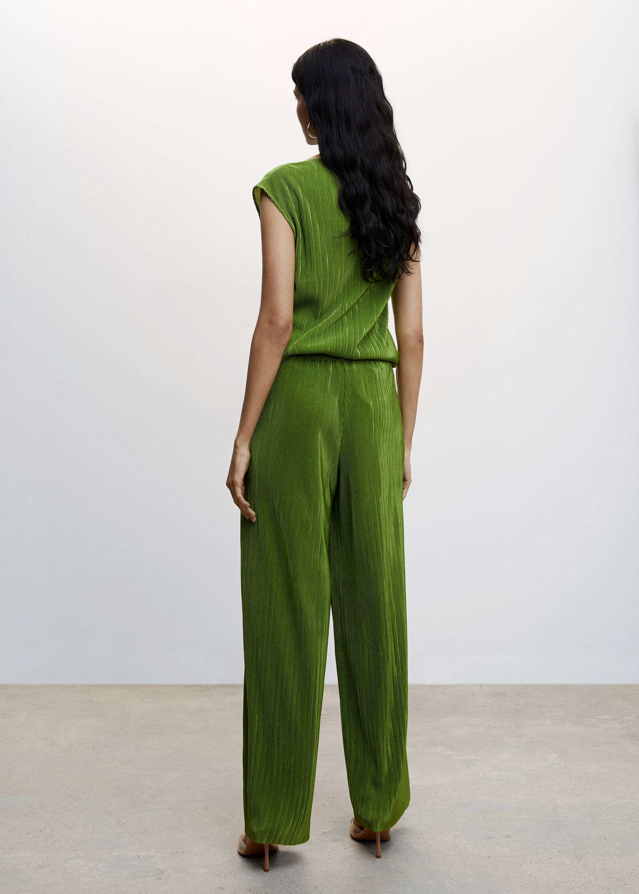 Plissierte Palazzohose - Rückseite des Artikels