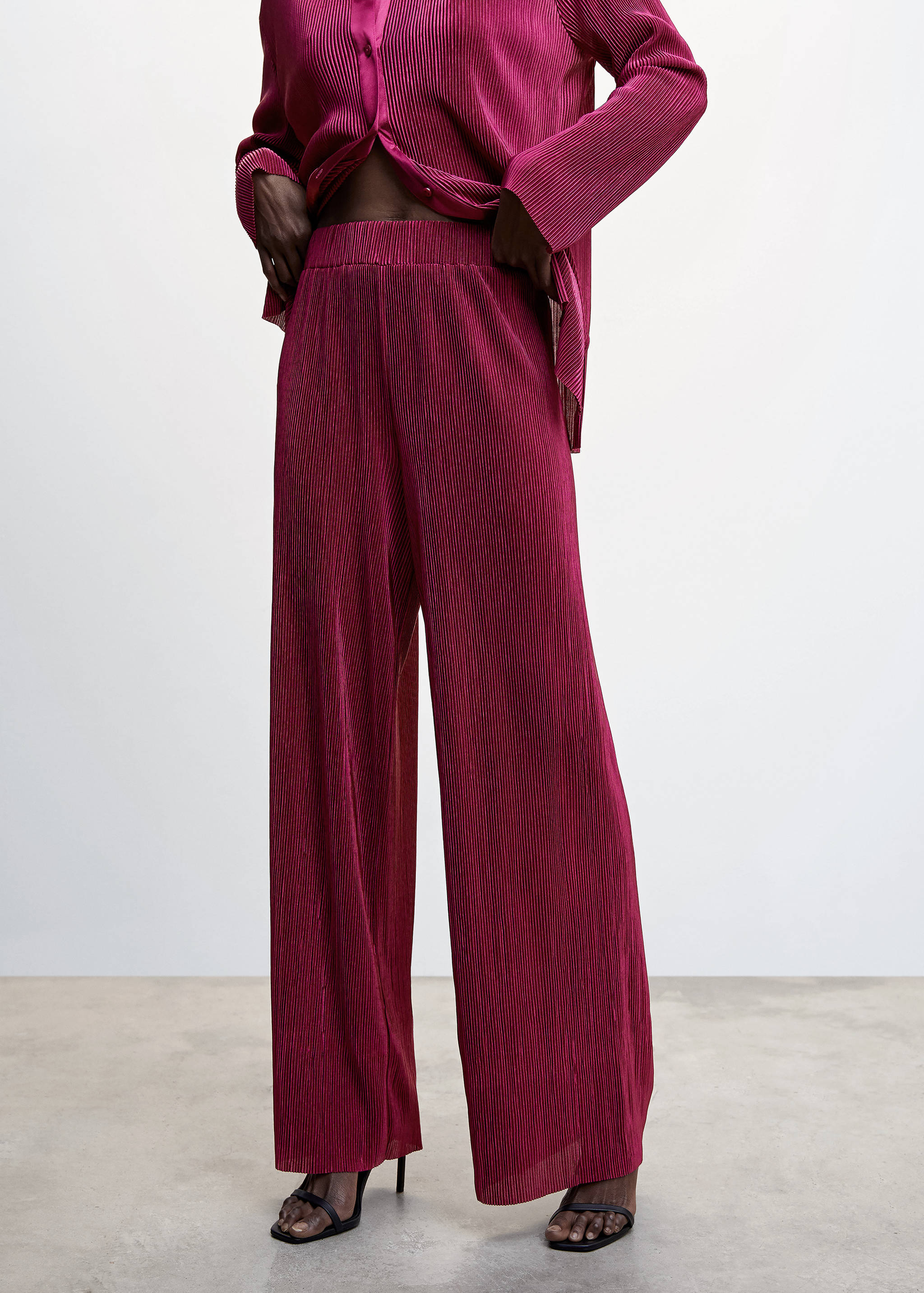 Plissierte Palazzohose - Mittlere Ansicht