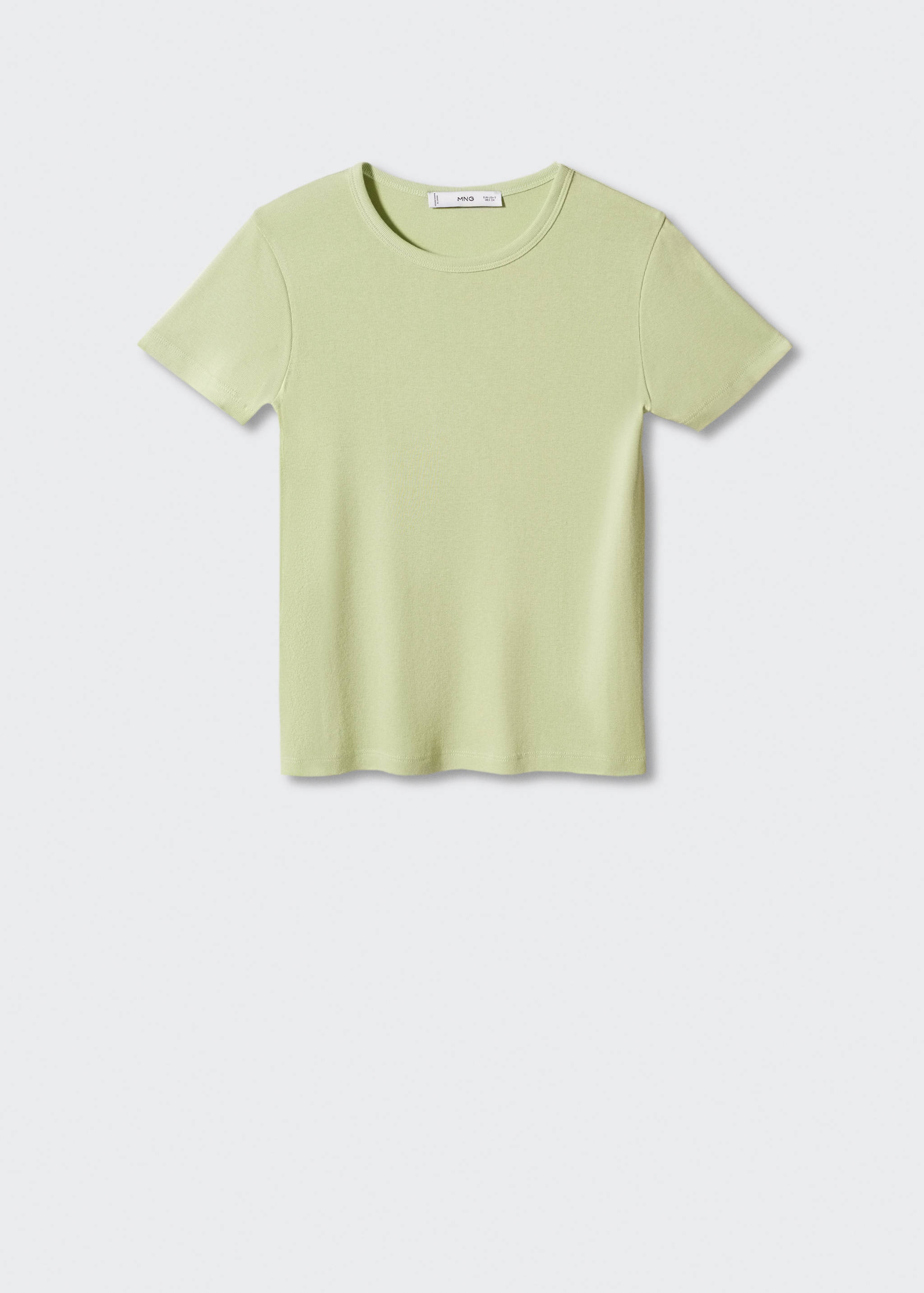 Rounded neck cotton t-shirt - Article without model
