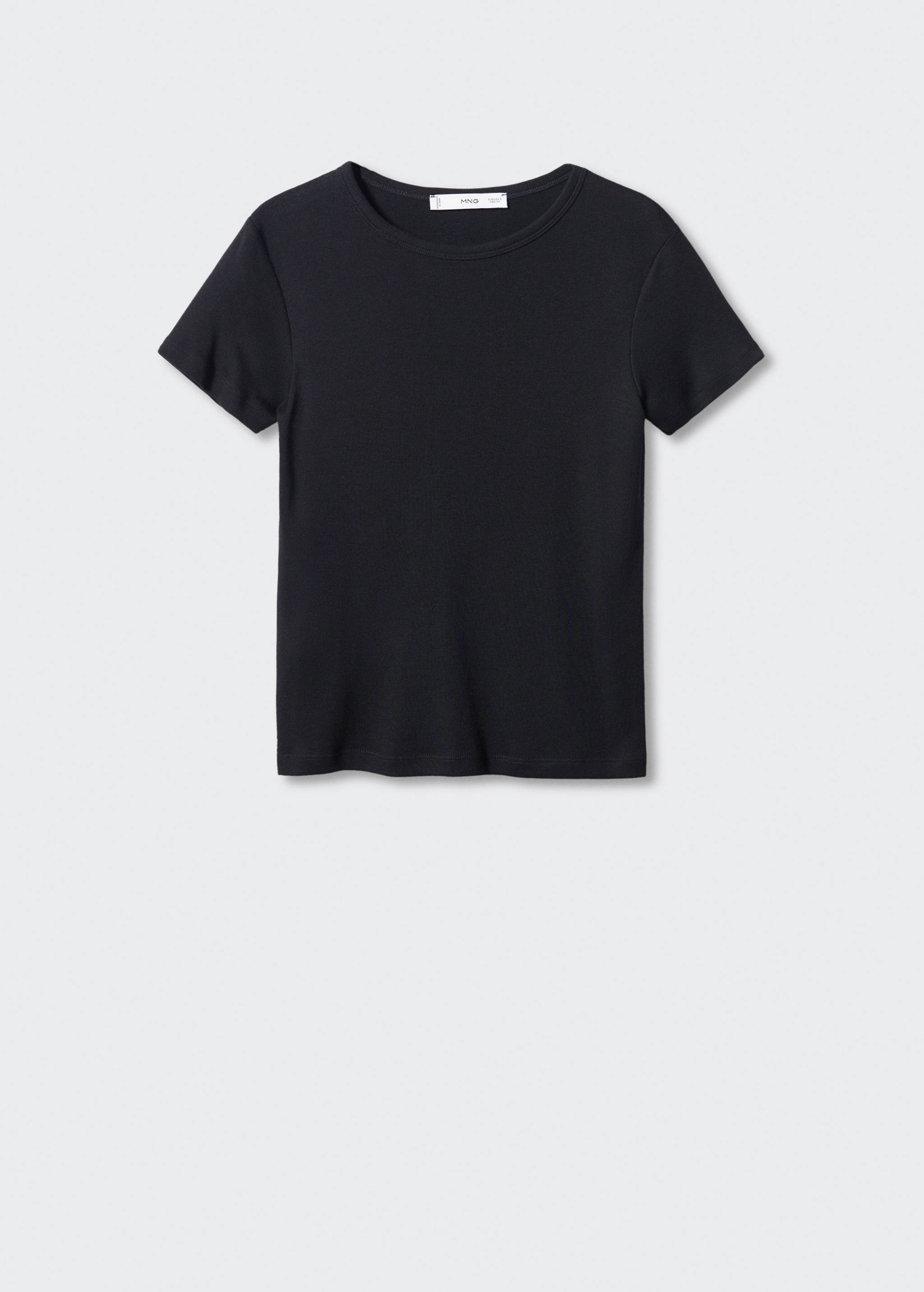 Rounded neck cotton t-shirt - Article without model