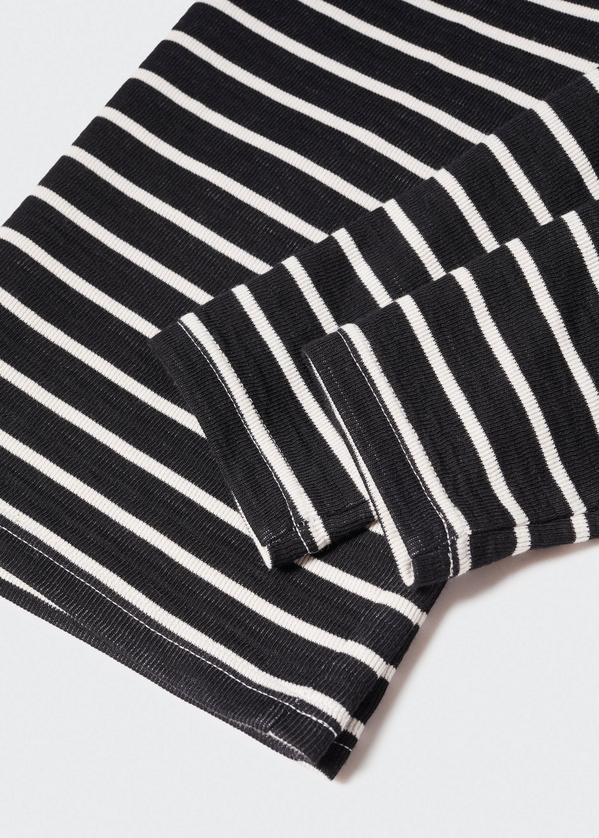 Striped cotton T-shirt - Details of the article 8