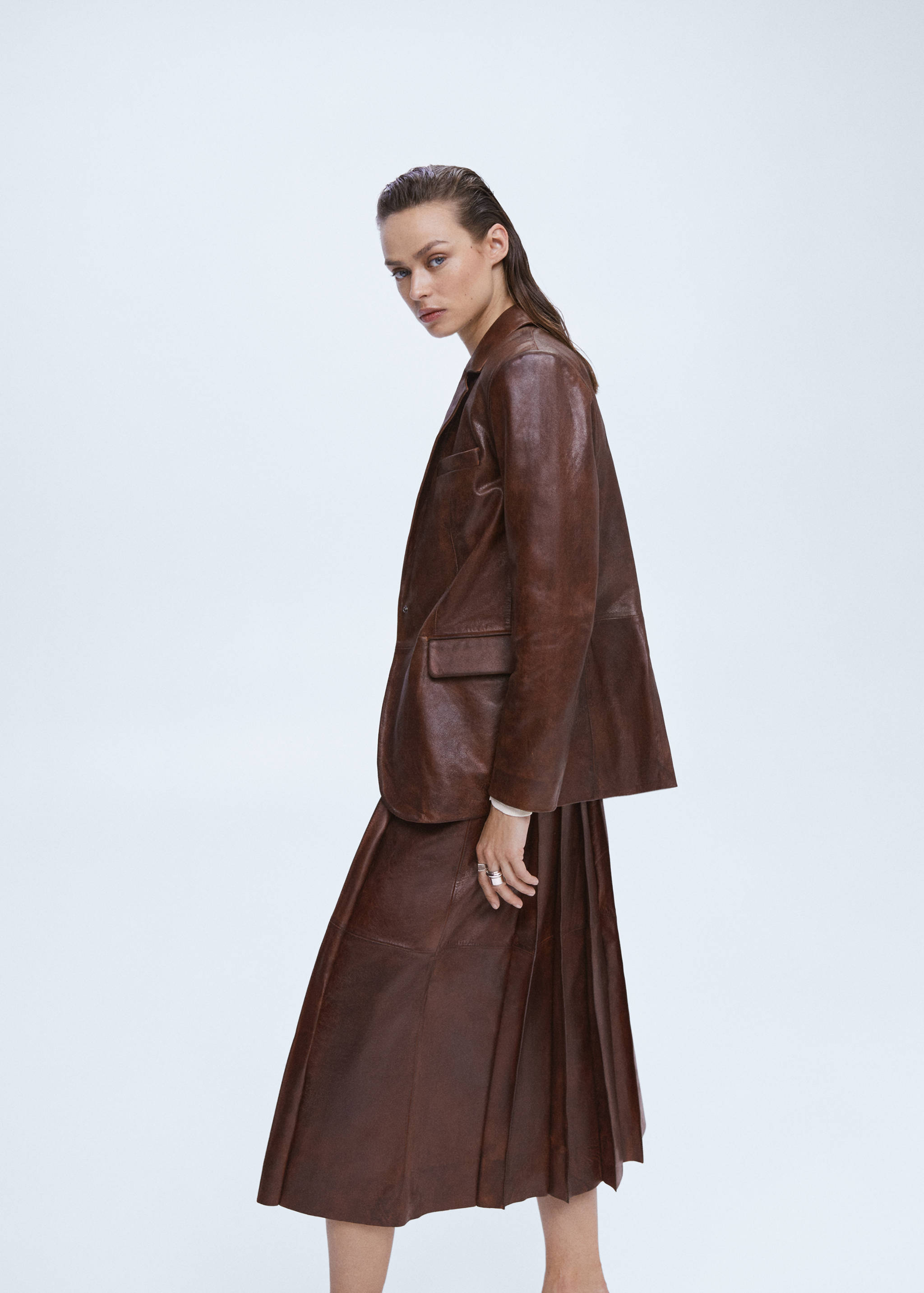 Americana piel efecto desgastado - Detalle del artículo 4