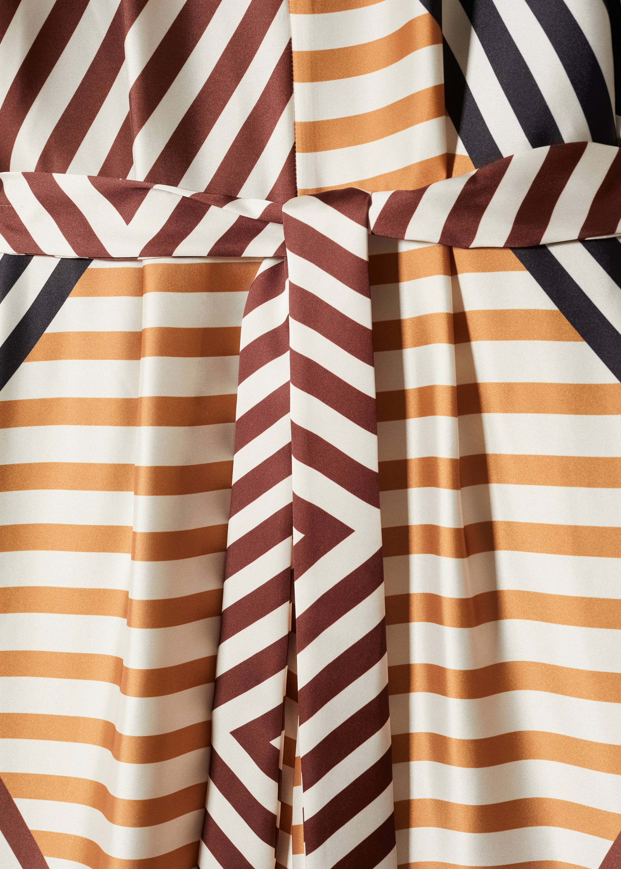 Striped satin jumpsuit - Details of the article 8