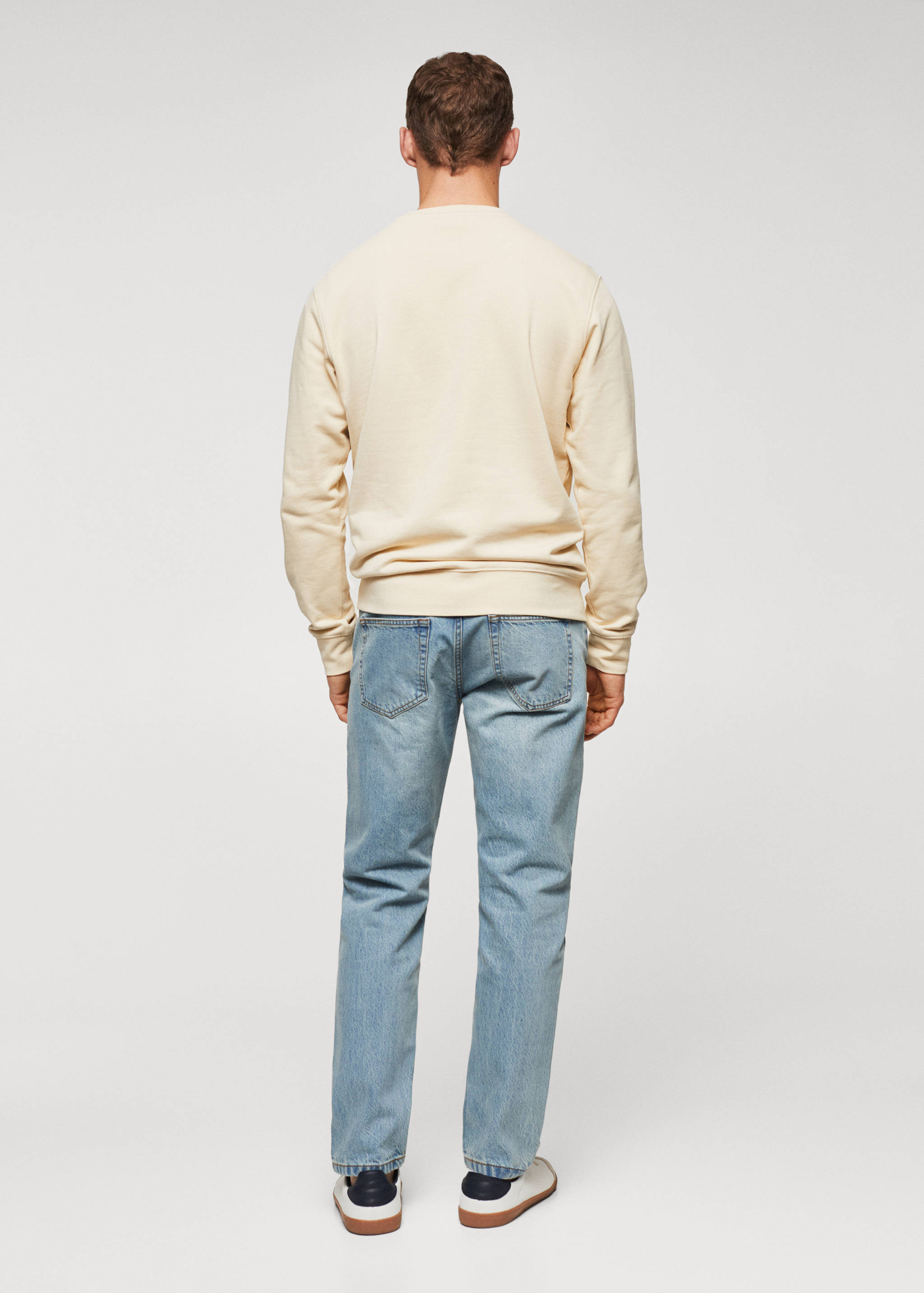 Lightweight cotton sweatshirt - Reverse of the article