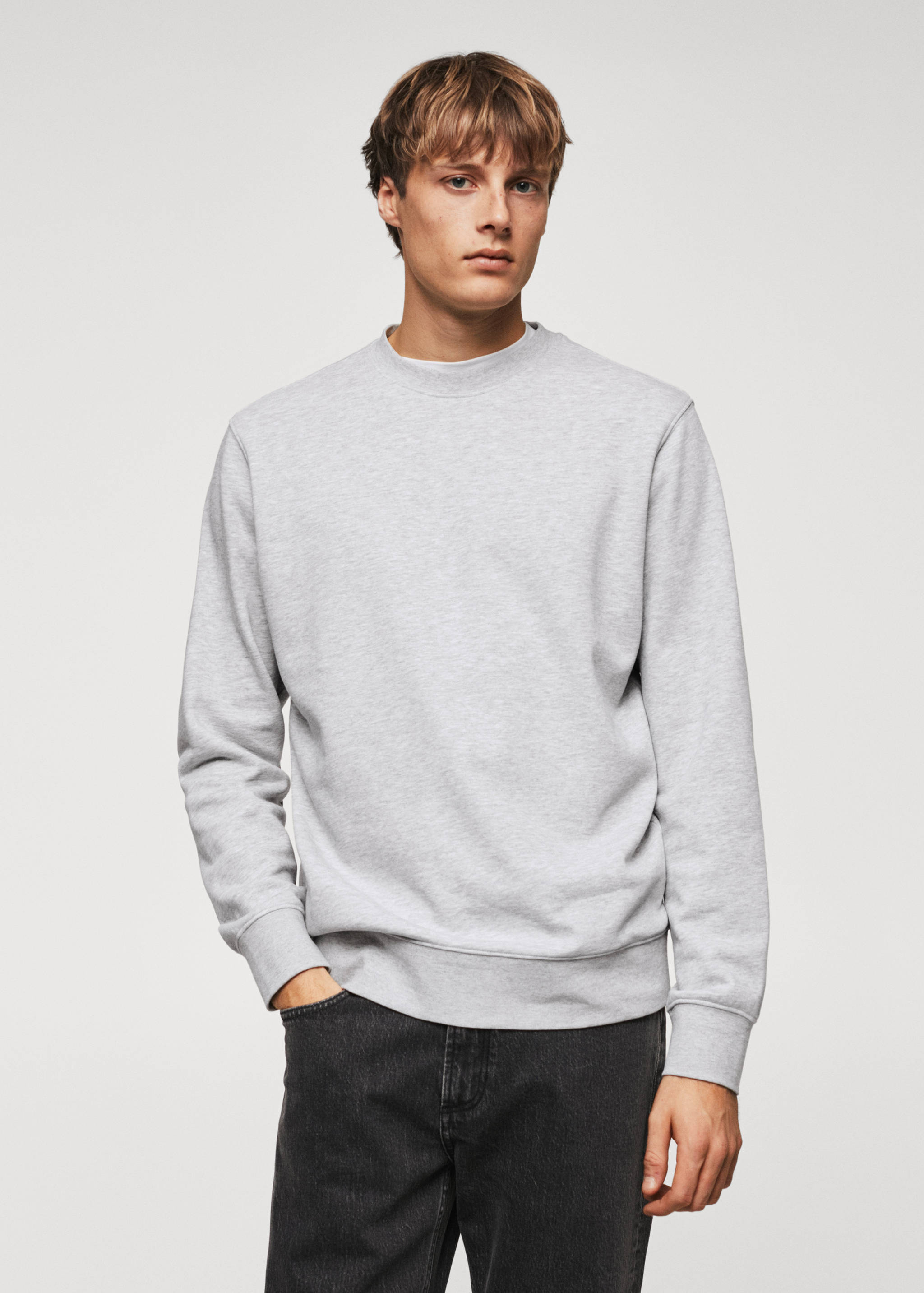 Lightweight cotton sweatshirt - Medium plane