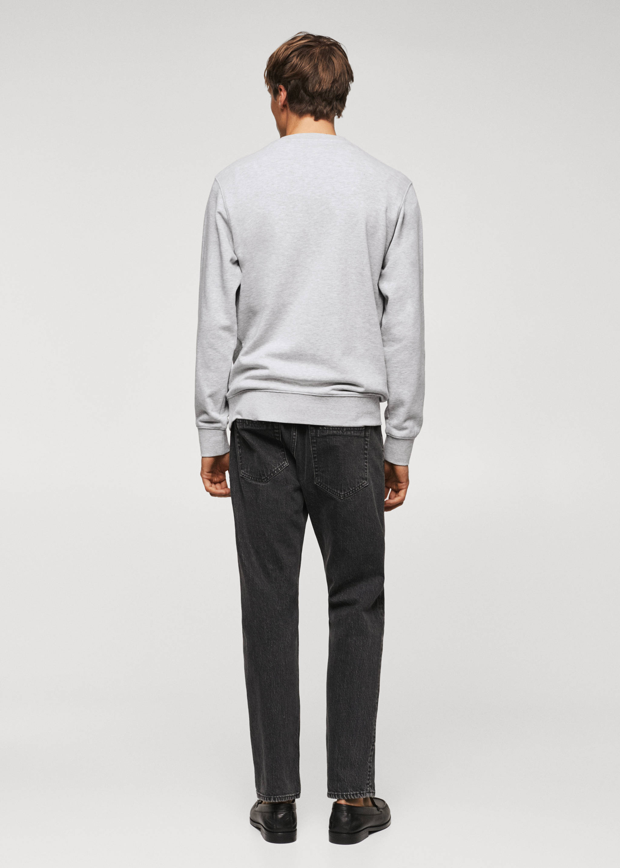 Lightweight cotton sweatshirt - Reverse of the article